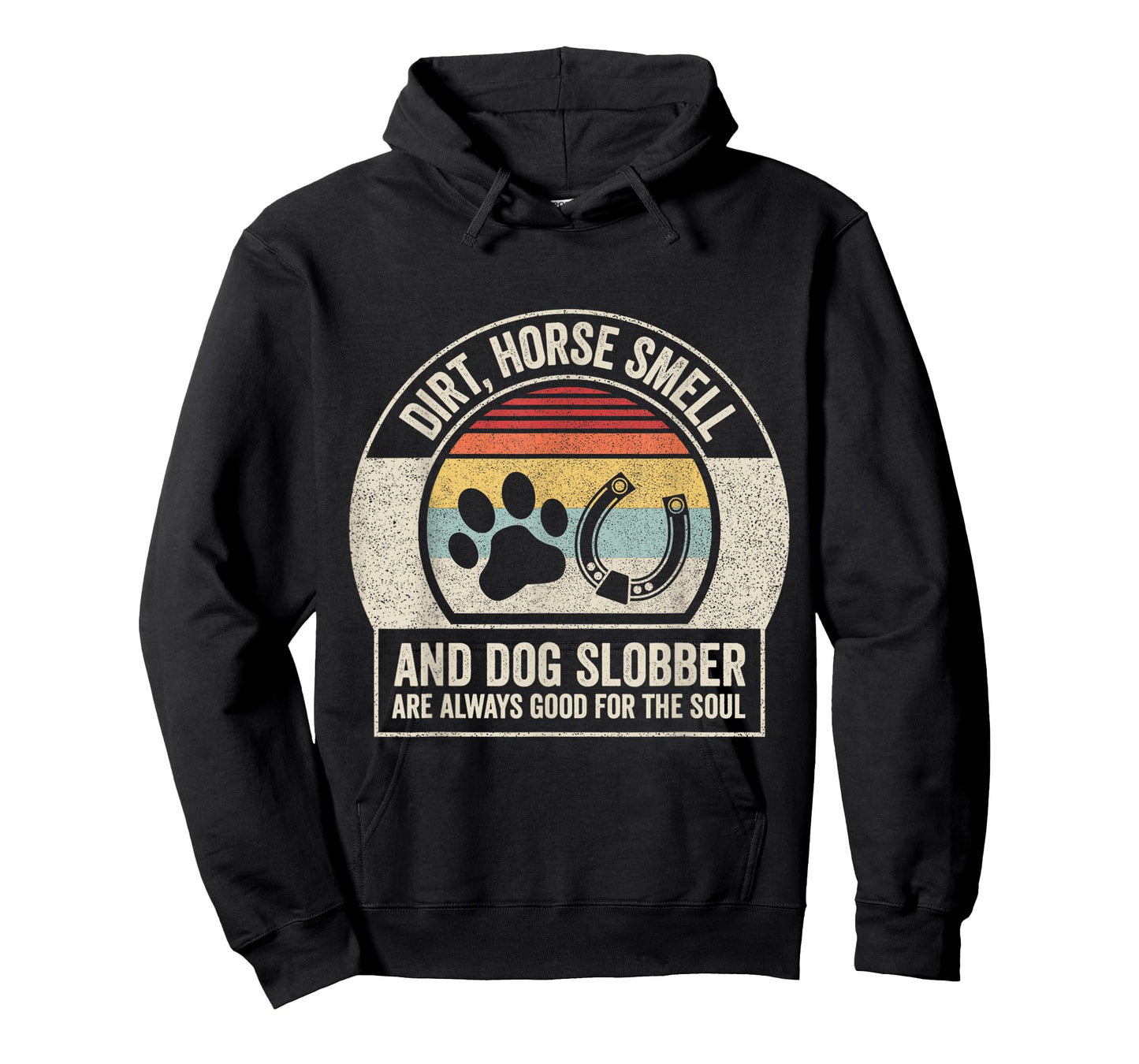 Retro Vintage Horse Smell And Dog Slobber Women T-Shirt