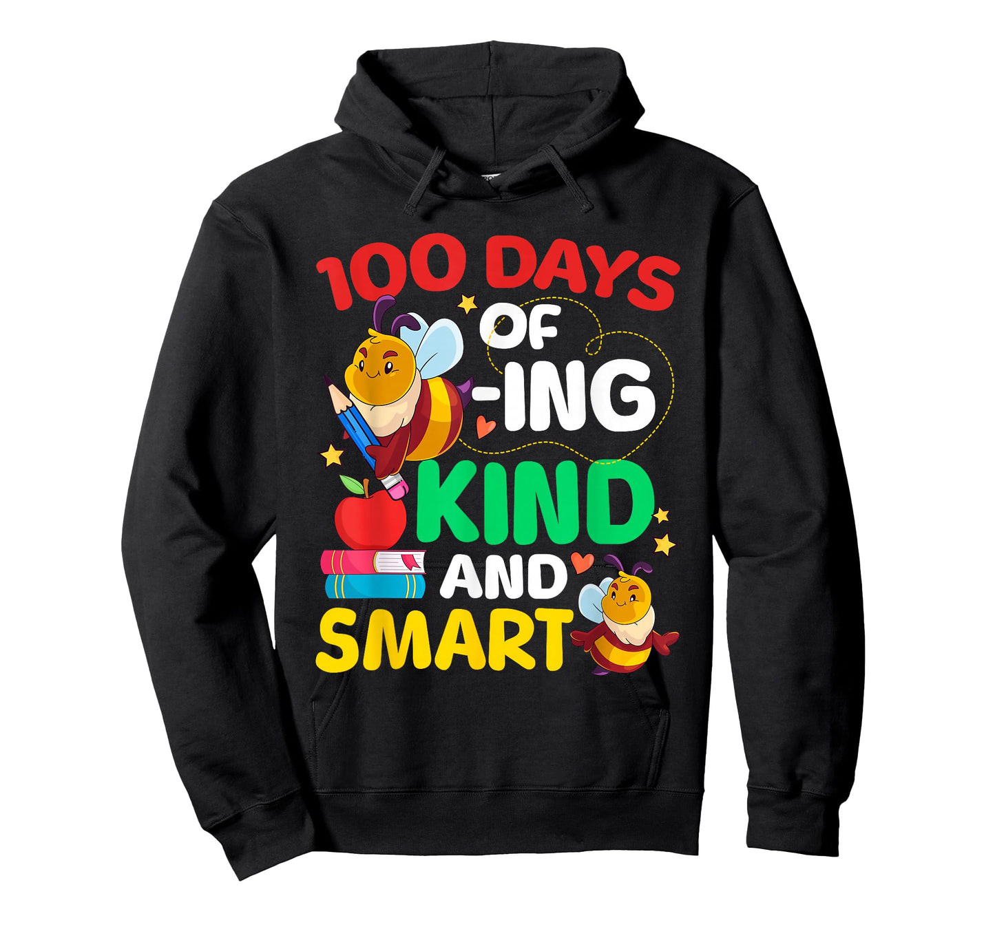 100 Days of Beeing Kind and Smart Bee 100th Day Teacher T-Shirt