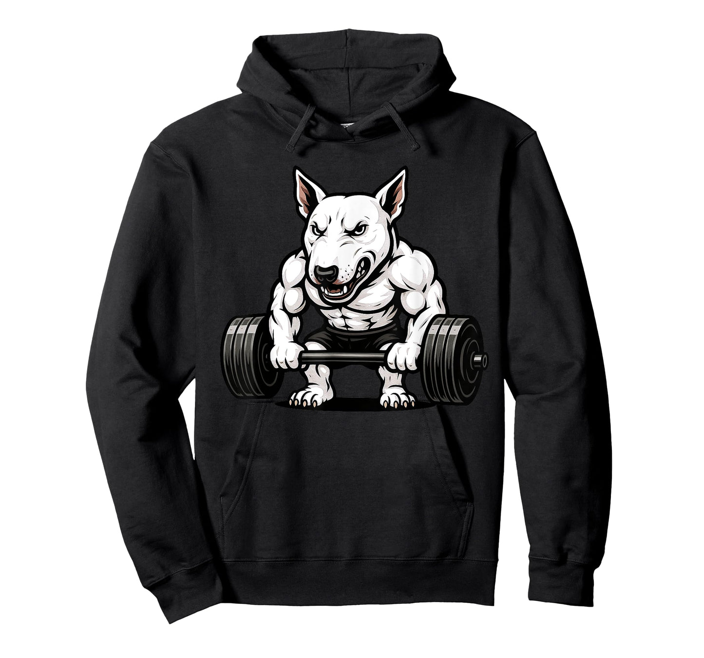 English Bull Terrier Weightlifting Bodybuilder Workout Gym T-Shirt