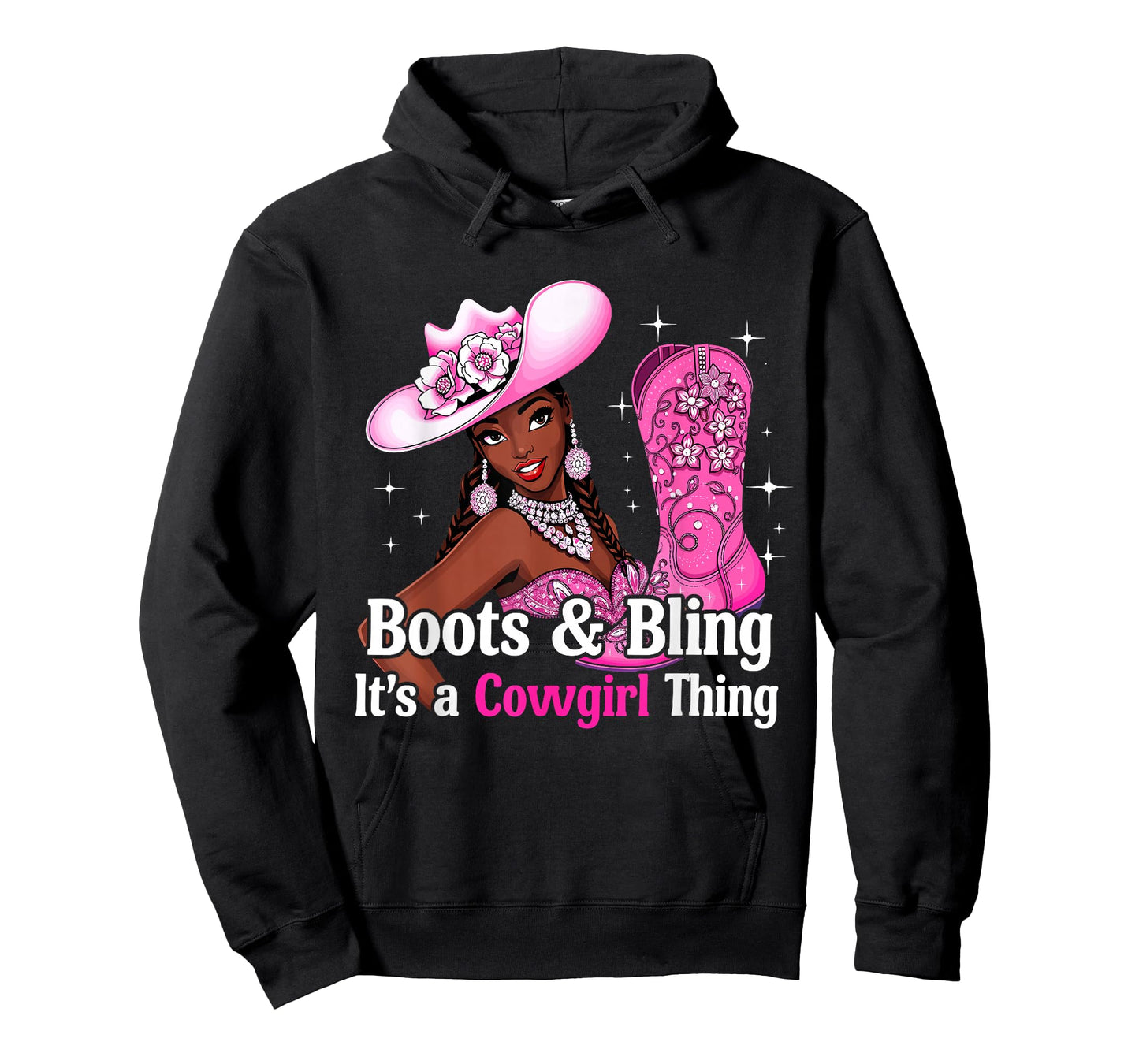 Boots and Bling it's Cowgirl Thing,Black History Month Pride T-Shirt