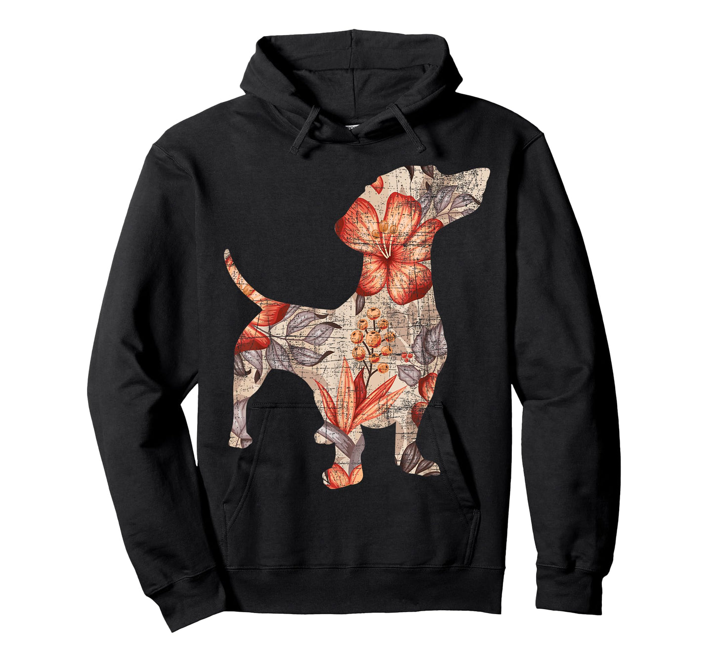 Floral Dachshund - Pet Breeder Dog Owner Animal Lover T-Shirt