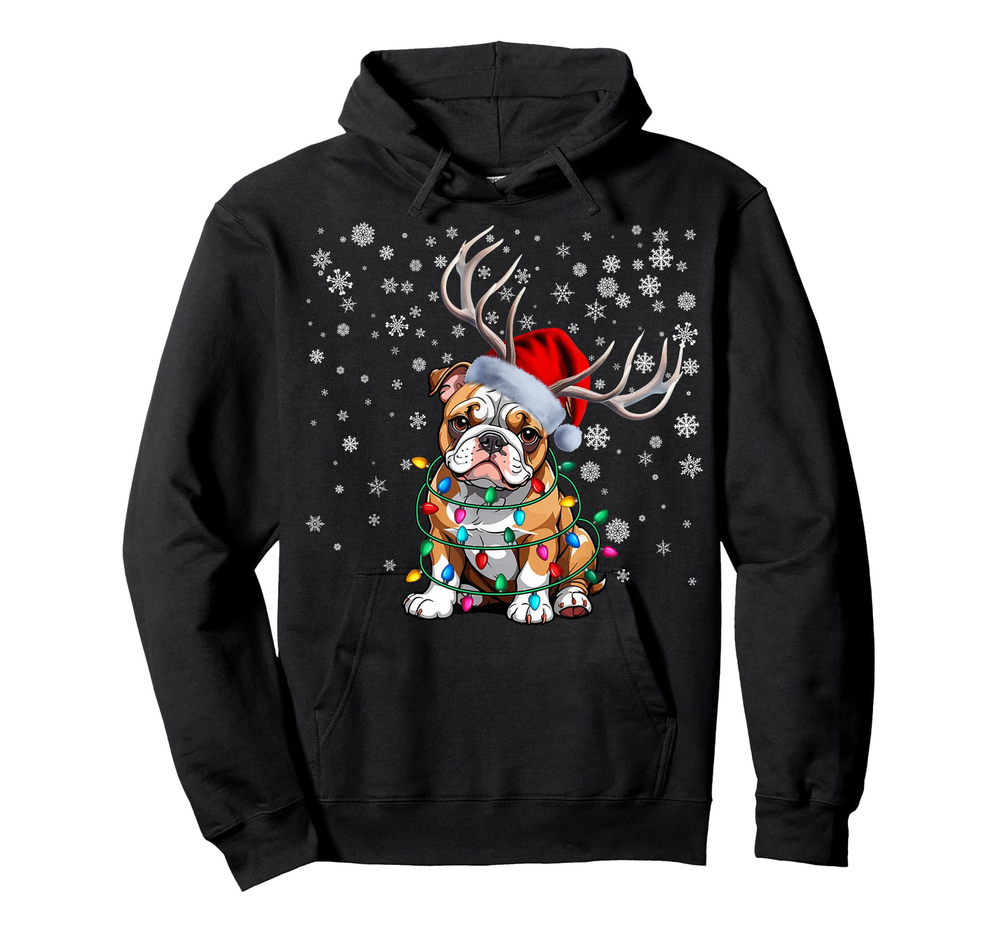 Ugly Christmas Pyjamas Sweater American Bulldog Dog Xmas T-Shirt