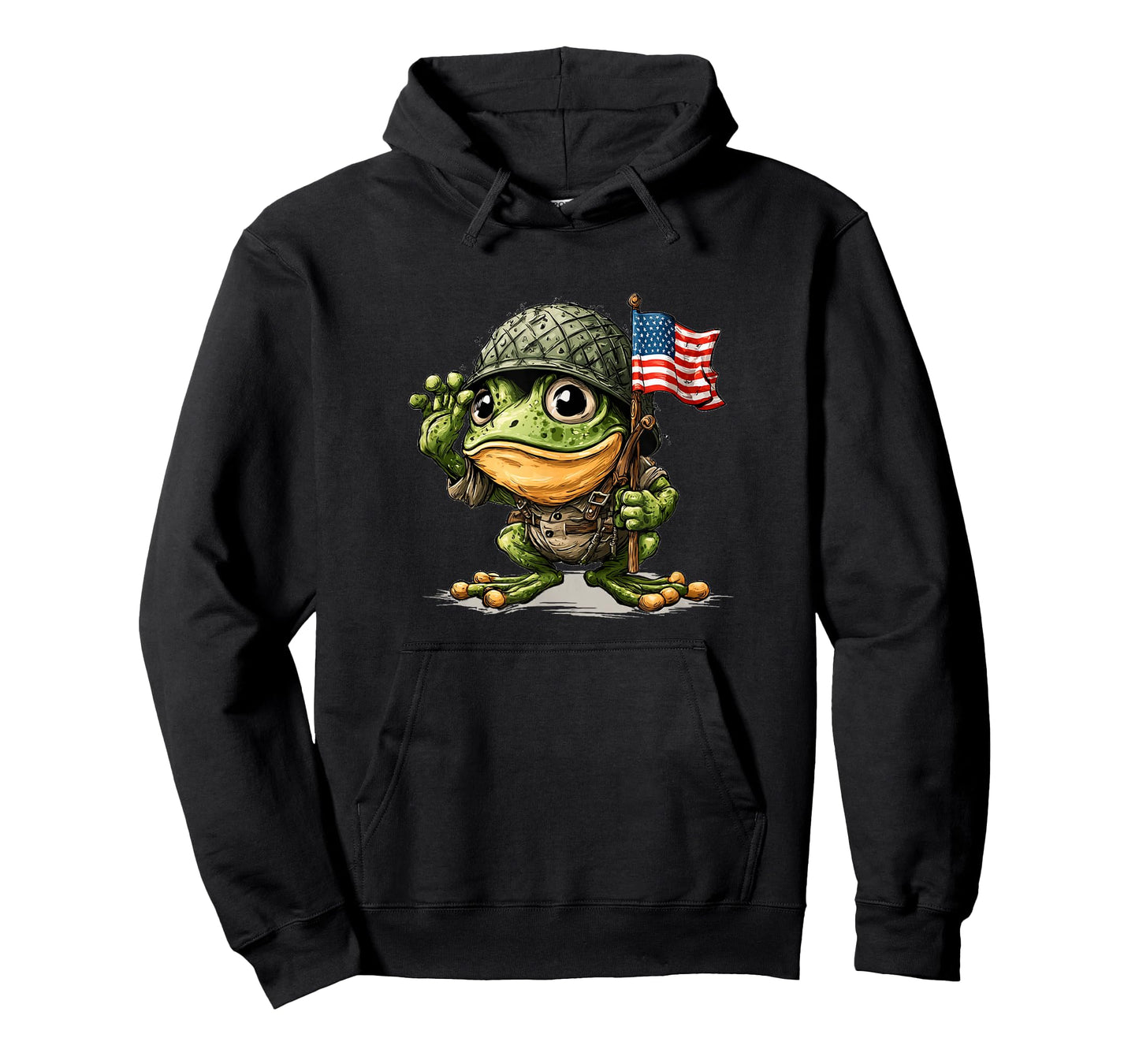 Awesome Military Frog Costume for Saluting Lovers T-Shirt