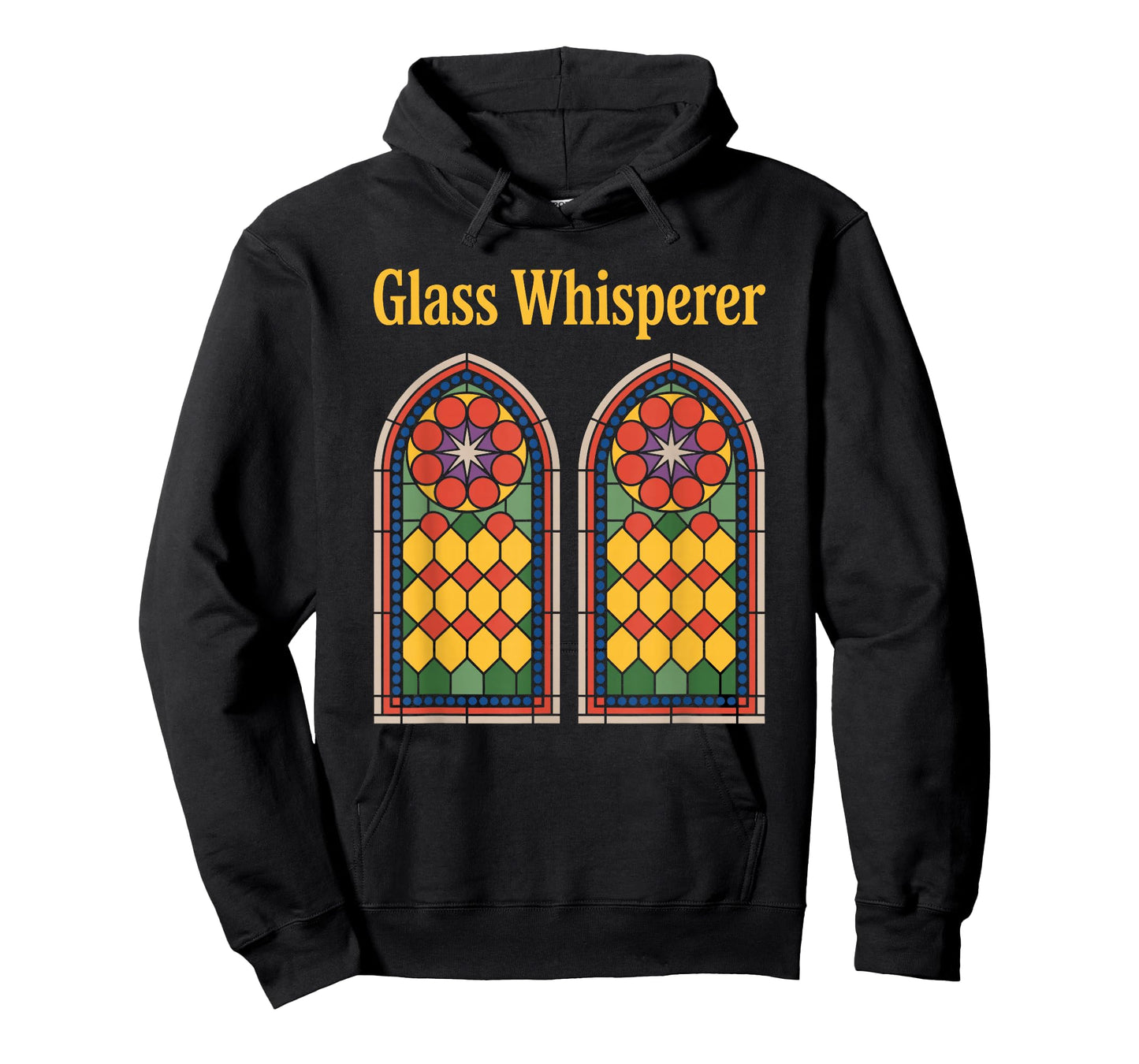 Glass Whisperer, Stained Glass Mosaic Art Window Hanging T-Shirt