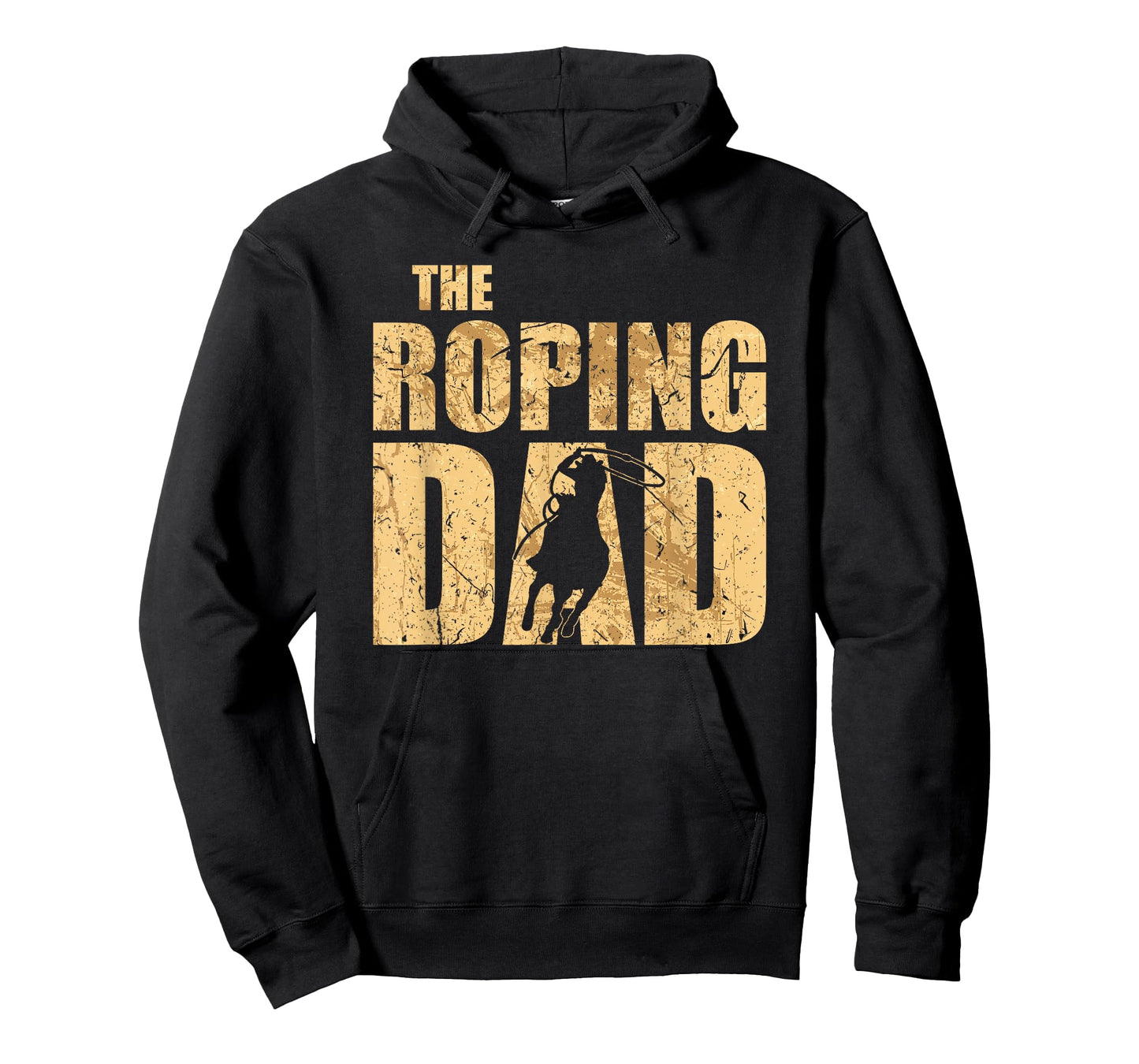 Team Roping Dad Cowboy Fathers Day Rodeo Calf Roping T-Shirt