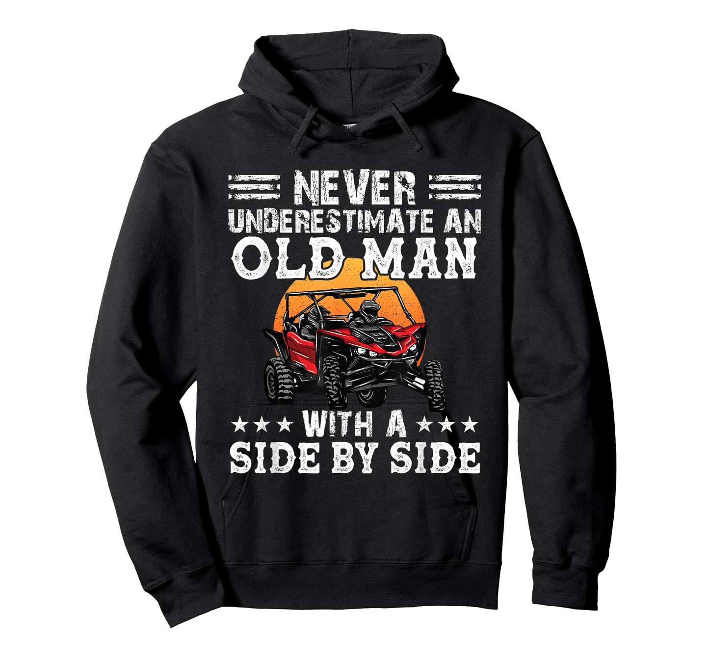 Never Underestimate An Old Man With A Side By Side SXS UTV T-Shirt