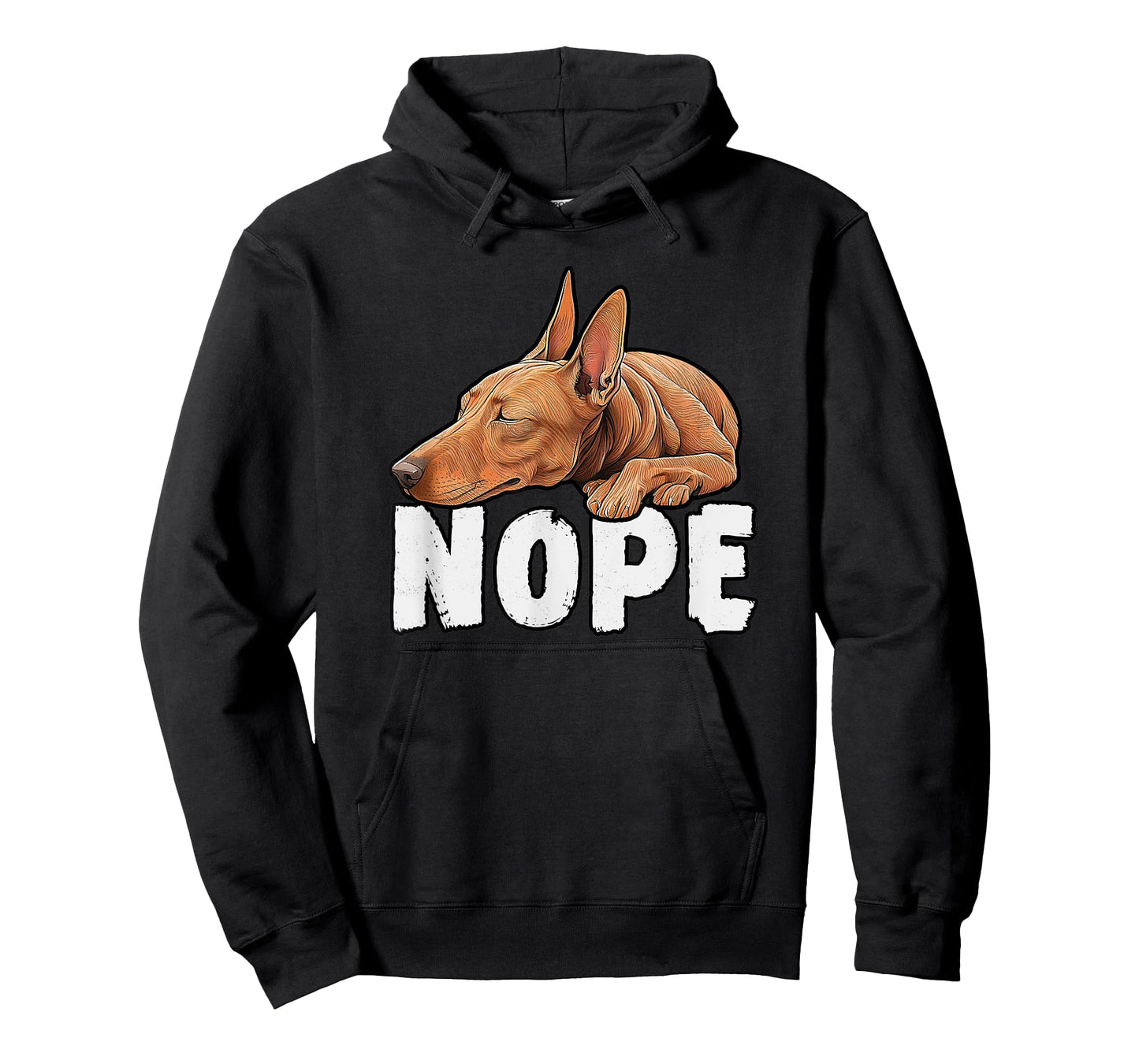 Pharaoh Hound Nope Funny Lazy Pet Dog Cute T-Shirt for Men Women Kids