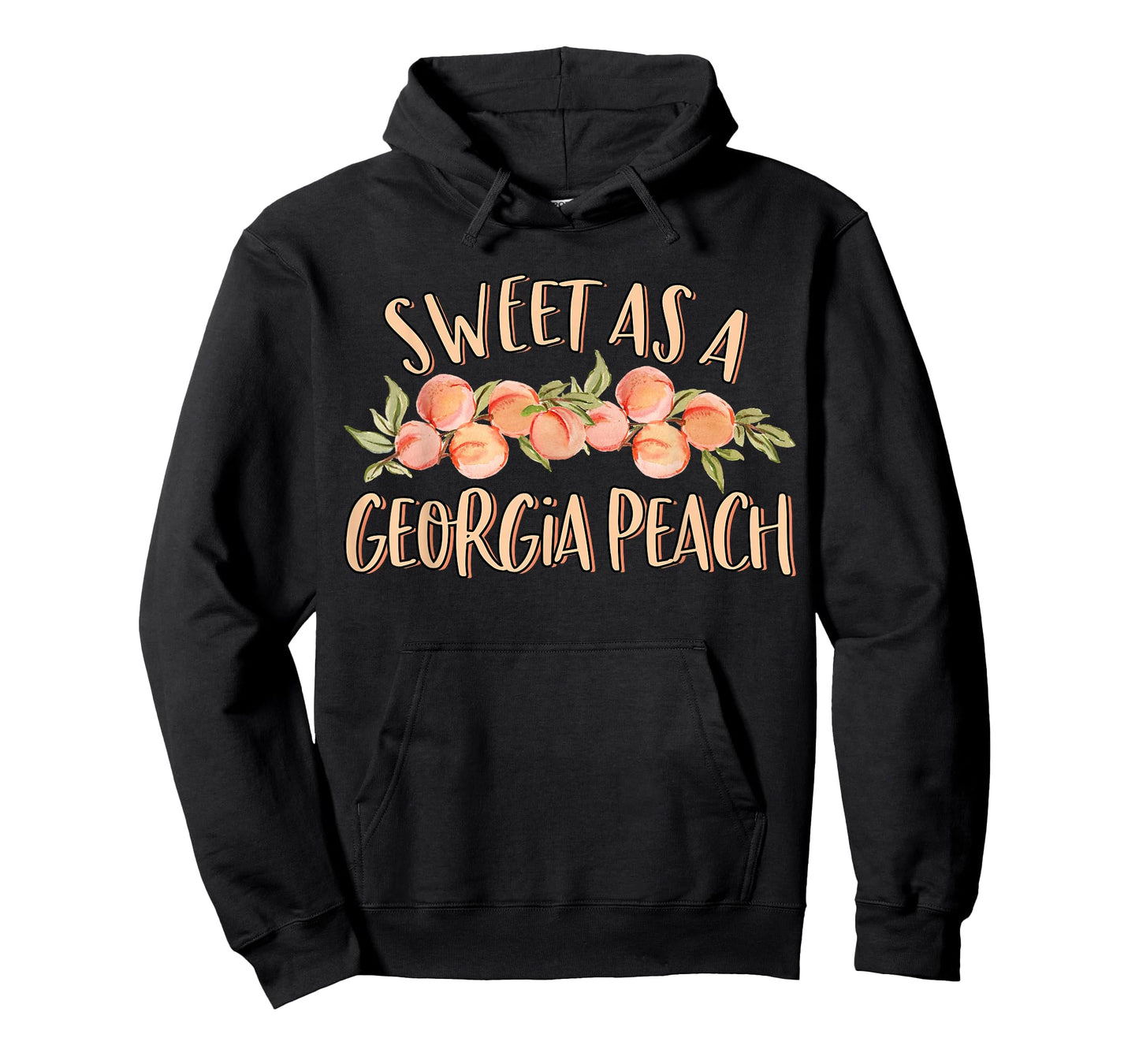 Sweet As A Georgia Peach Cute Funny Southern Georgia Girl T-Shirt