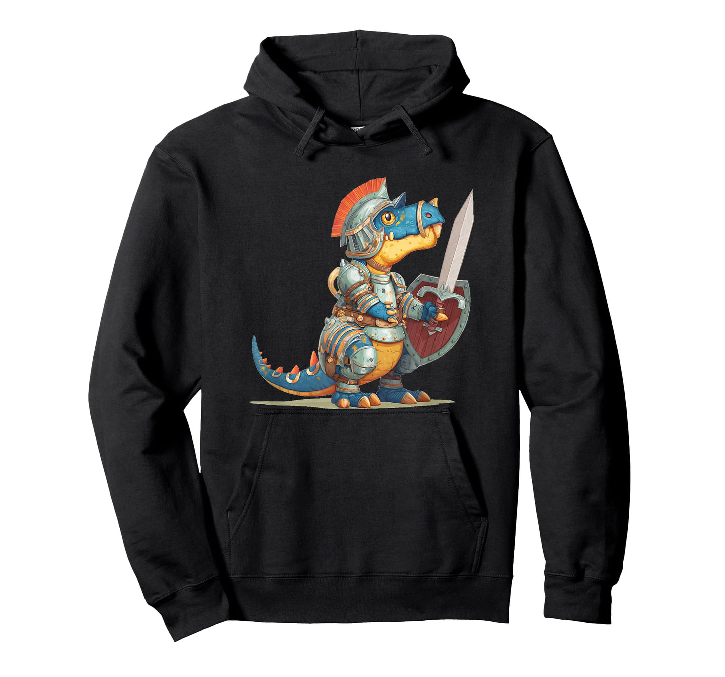Cool Dinosaur for Medieval and Knights Lovers T-Shirt
