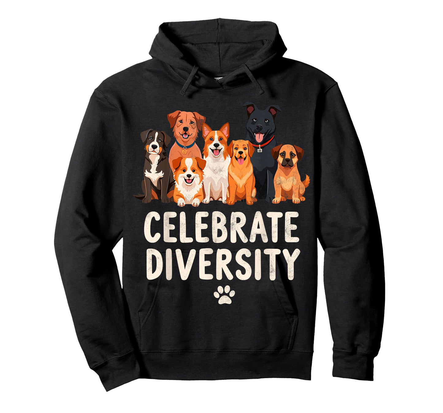 Celebrate Diversity Puppy Dogs Parents Funny Dog Joke Humor T-Shirt for Men Women