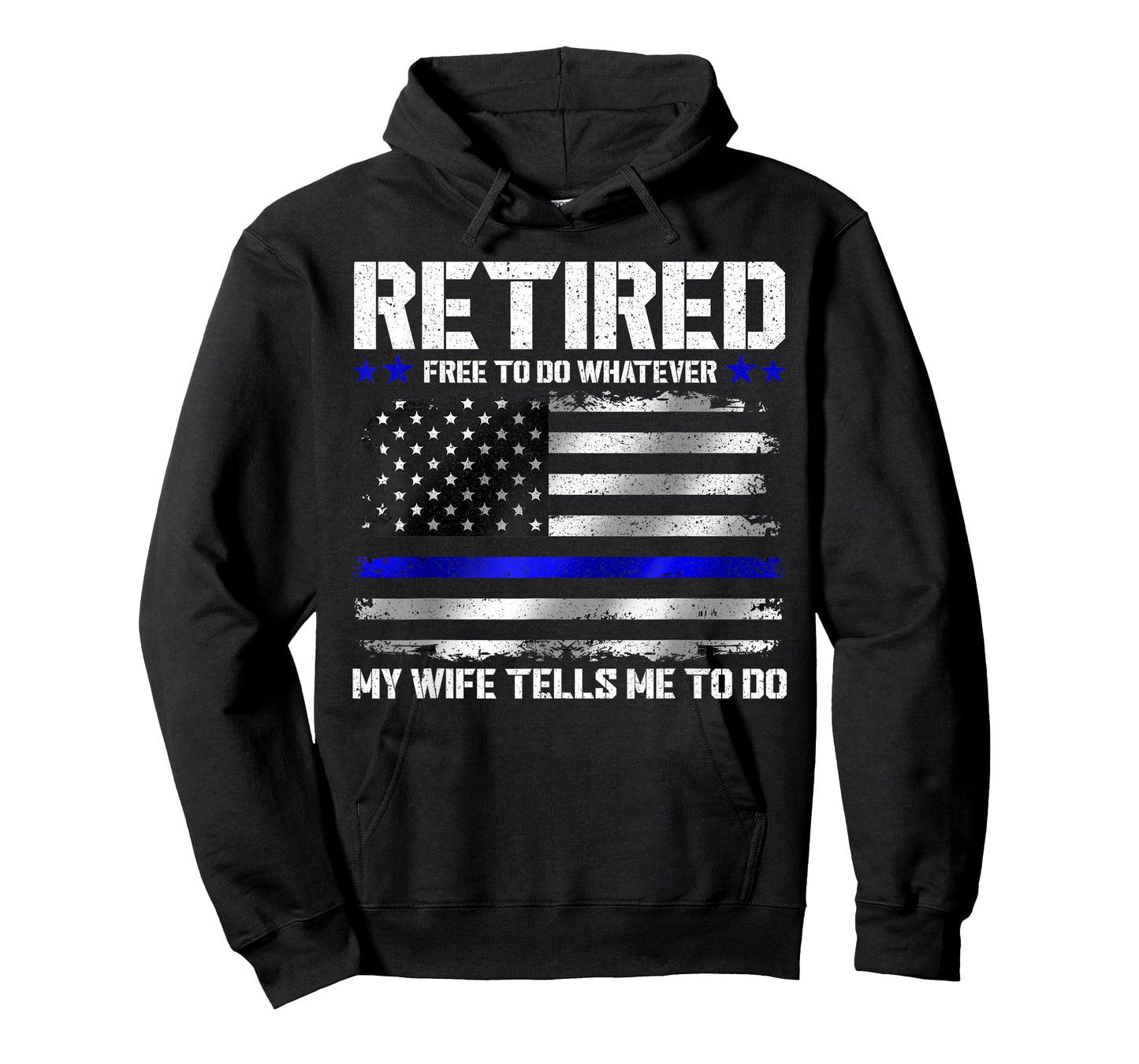 Retired Police Officer Shirt Funny Retired Thin Blue Line T-Shirt