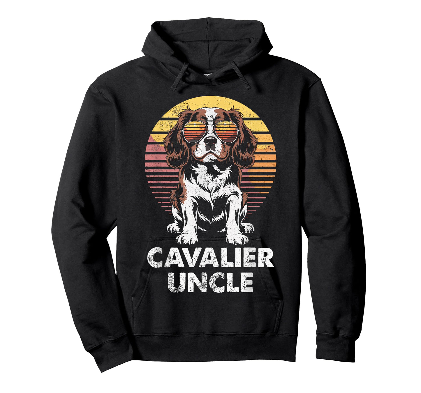 Cavalier King Charles Spaniel Uncle Vintage Dog Owner T-Shirt