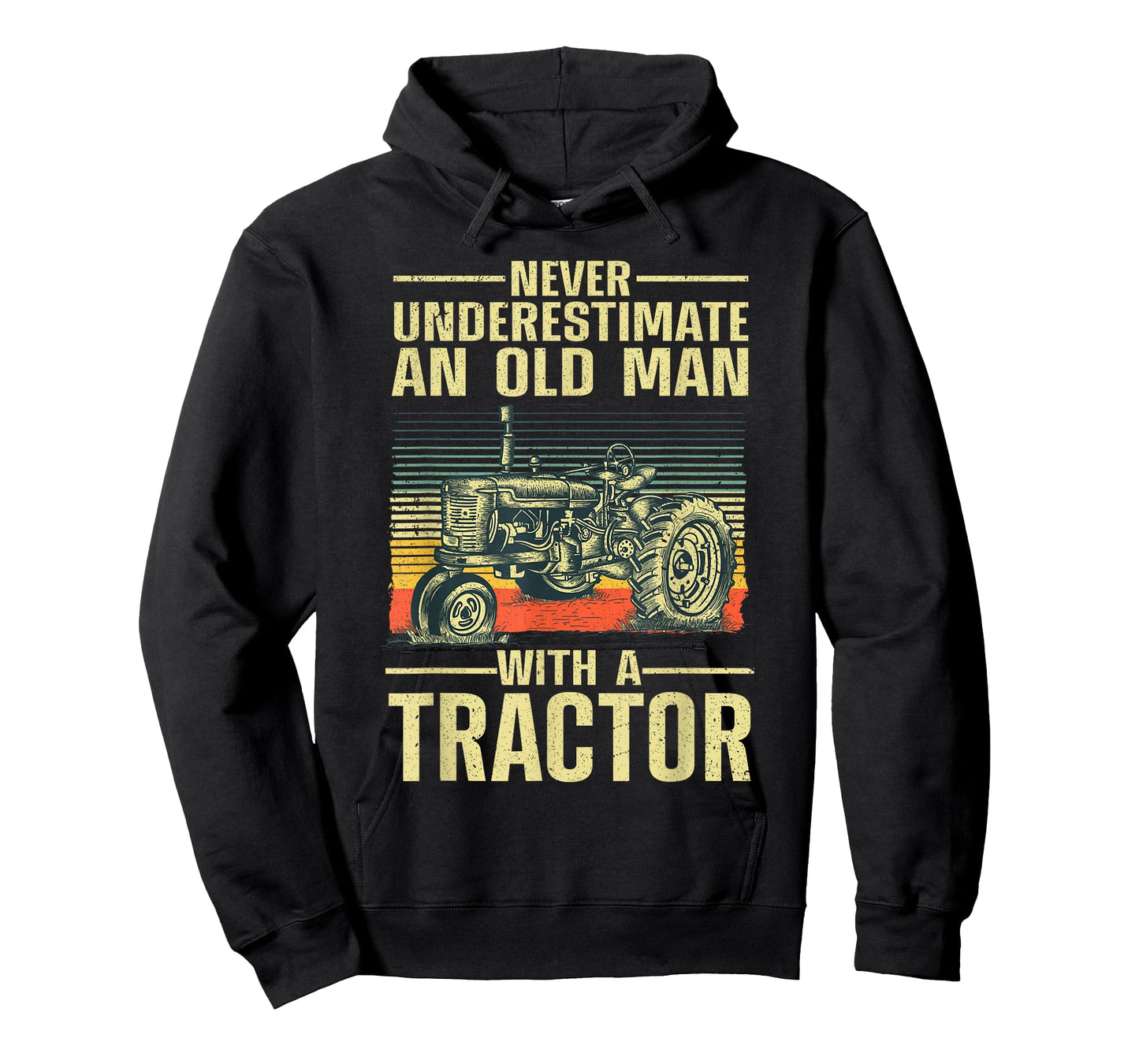 Cool Tractor Design for Grandpa Men Tractor Driver Farming T-Shirt Small