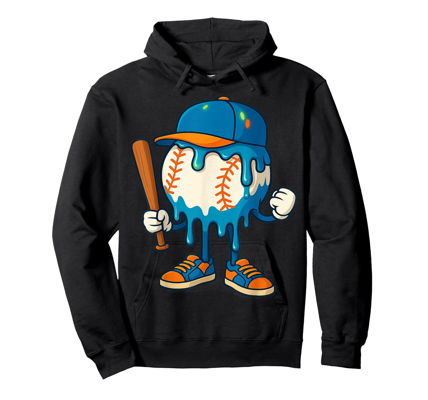 Baseball Drip Team for Boys Ice Cream Cool T-Shirt