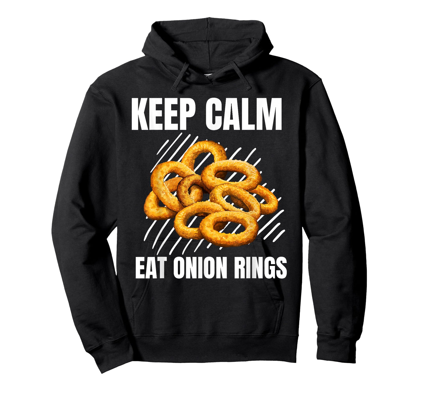 Keep Calm Eat Onion Rings Vintage Grunge Onion Rings Lover T-Shirt