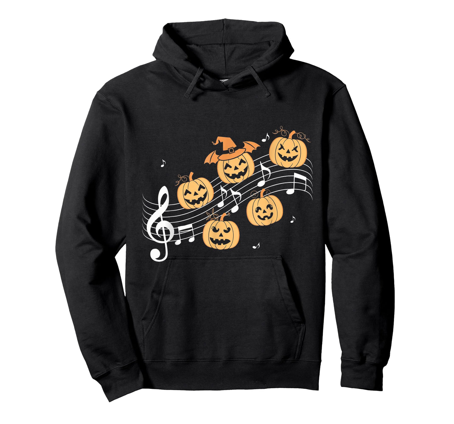 Music Note Pumpkin Fall Music Teacher Halloween Costume T-Shirt