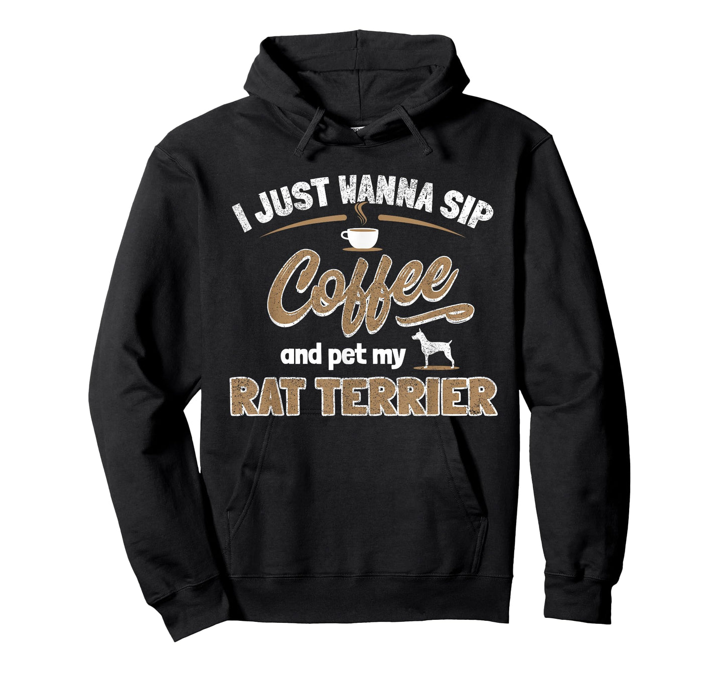 Rat Terrier Lover - Dog And Coffee Enthusiast Gift T-Shirt