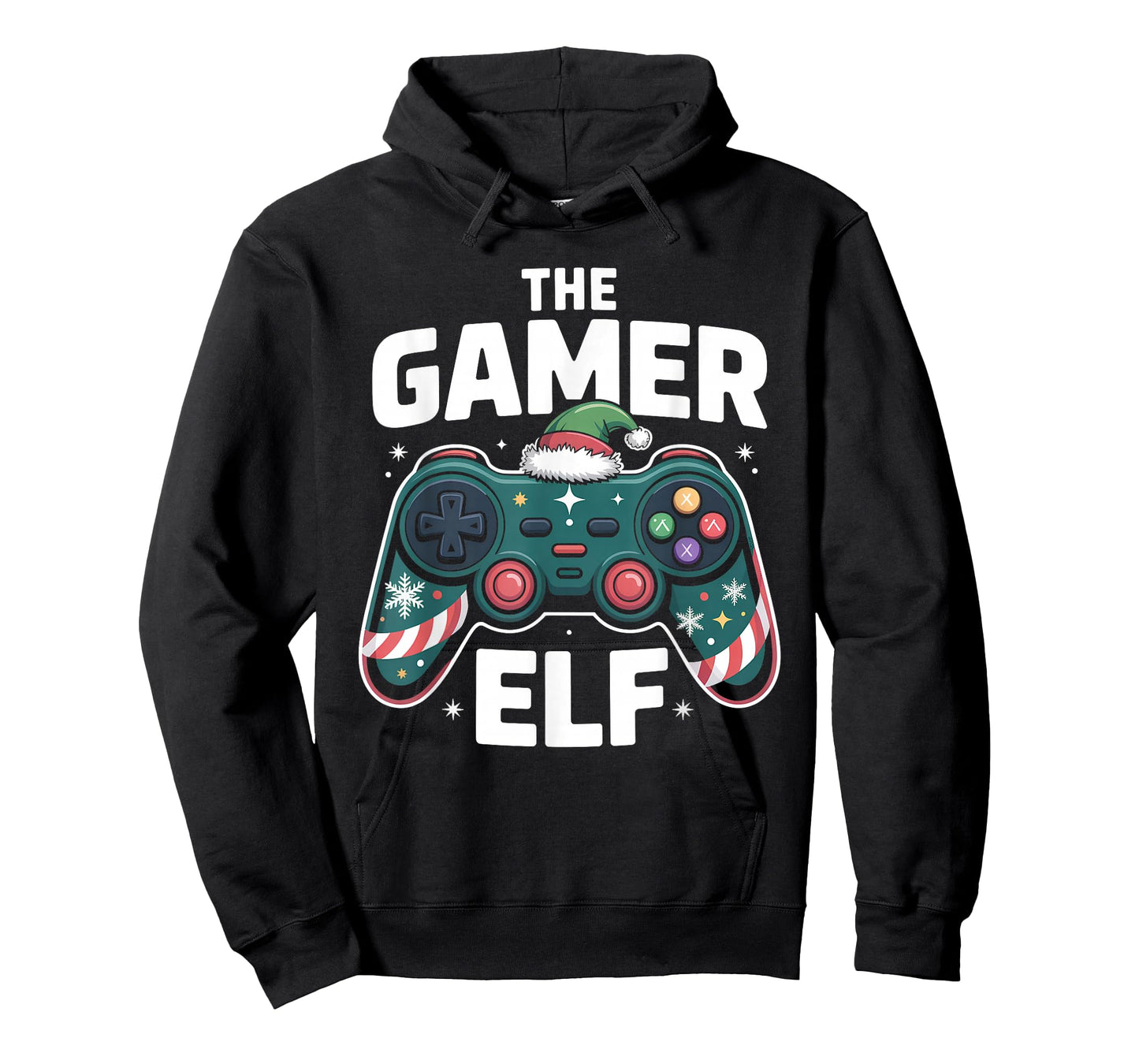 The Gamer Elf Video Gaming Boys Men Kids T-Shirt