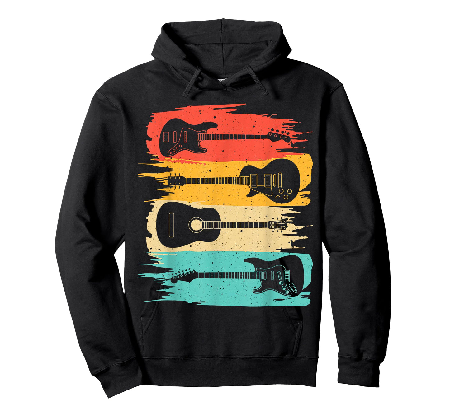 Vintage Guitar Gift For Men Women Music Band Guitarist Stuff T-Shirt