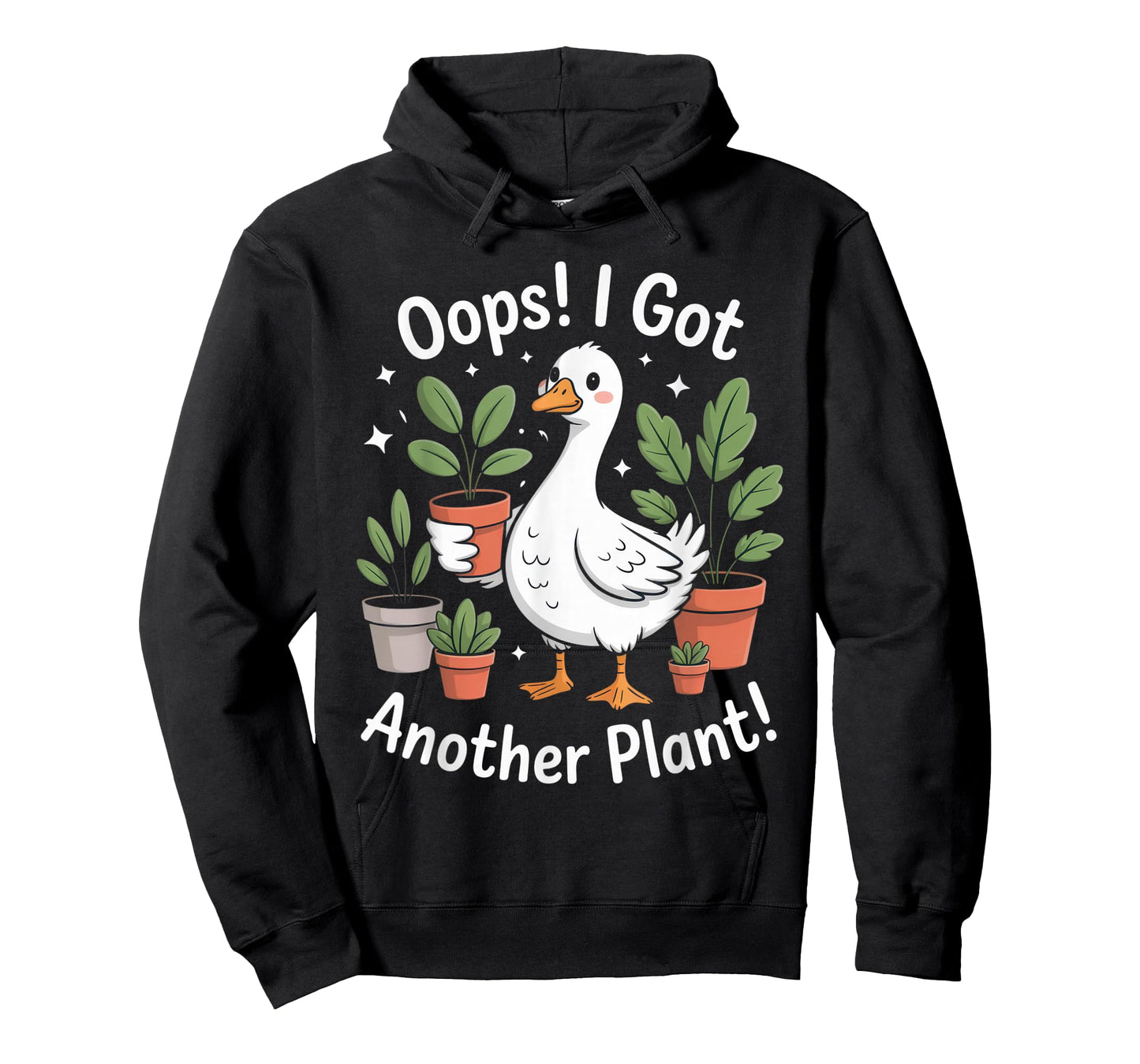 Oops I Got Another Plant Funny Goose Outfit for Plant Lovers T-Shirt