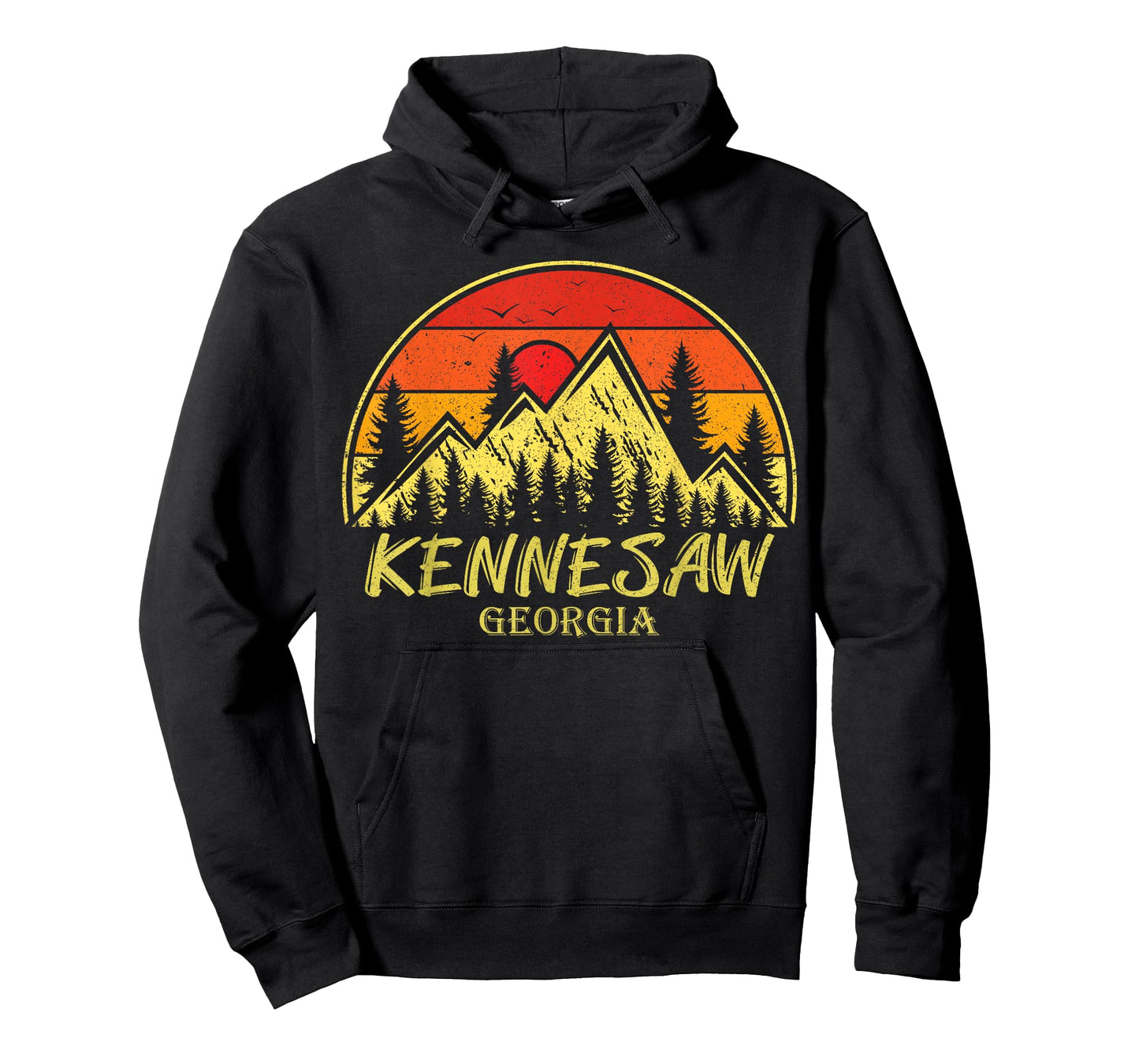 Vintage Kennesaw Georgia GA Mountains Hike Hiking Souvenir T-Shirt