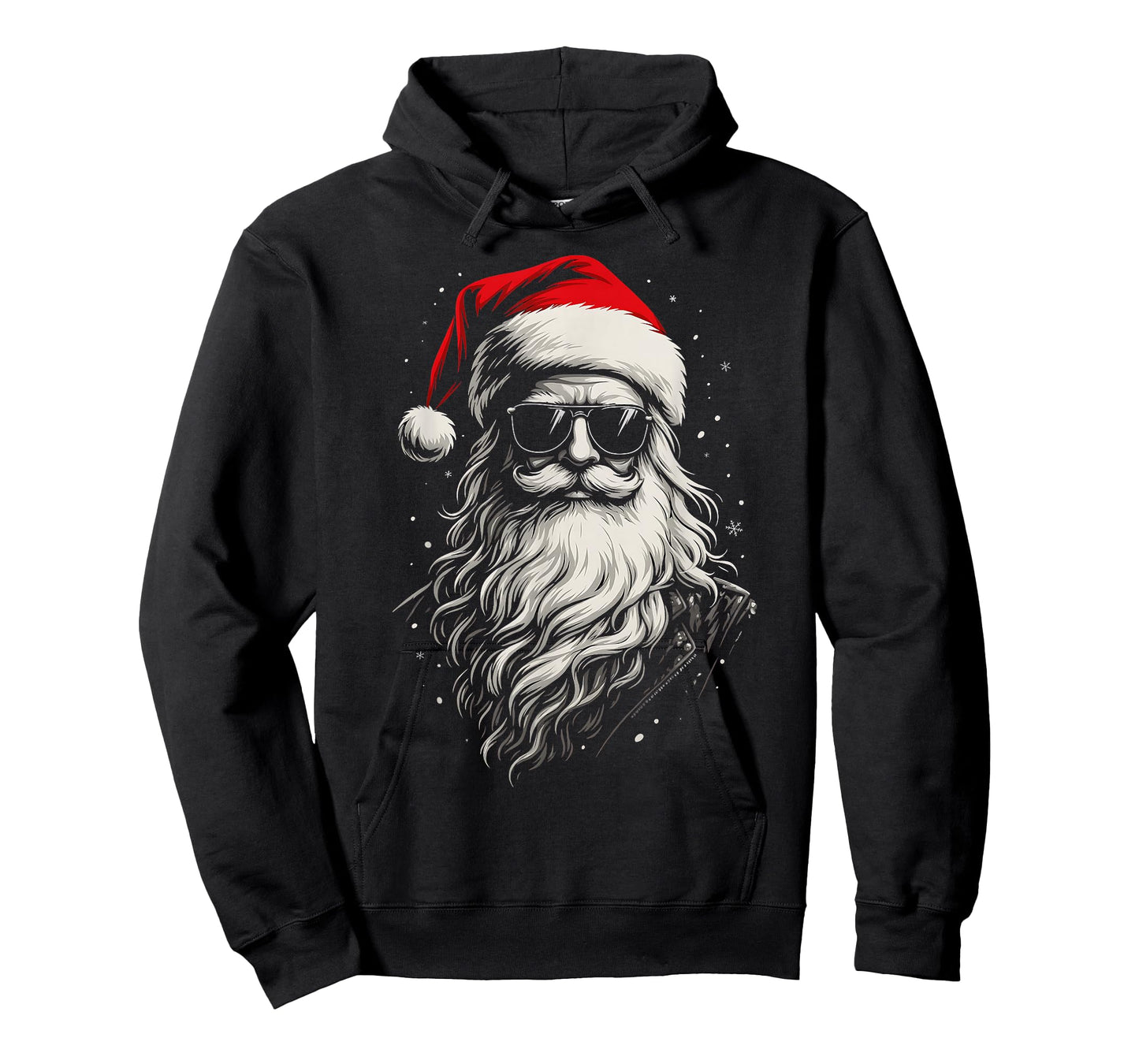 Cool Santa Clause Christmas Funny Santa Sunglasses Men Boys T-Shirt