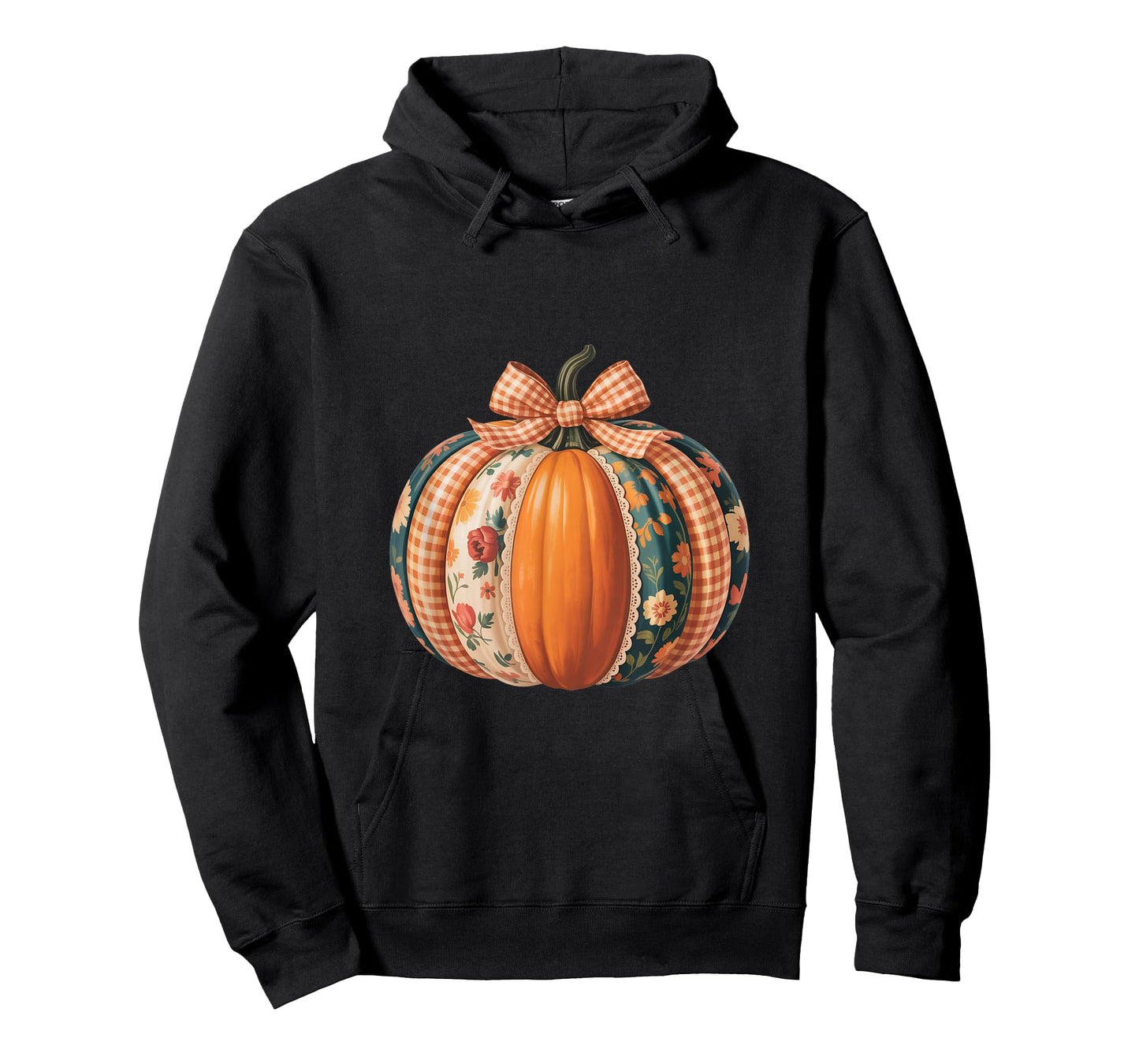 Floral Pumpkin Decor Fall and Halloween Lovers T-Shirt