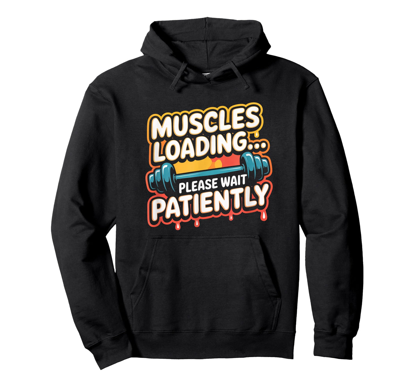 Muscles Loading Please Wait Fitness Funny Gym Workout Men T-Shirt