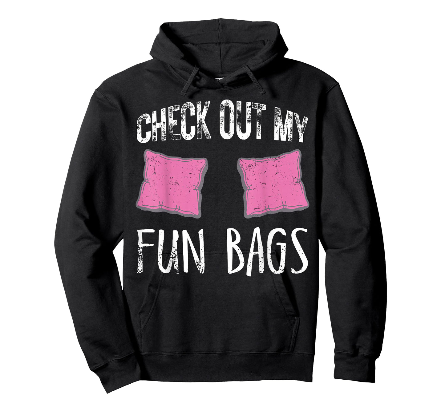 Check Out My Fun Bags Funny Pillow Humor Outfit T-Shirt