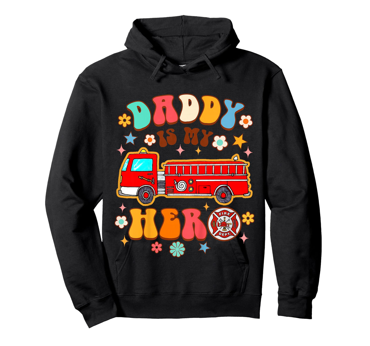 Fireman Firefighter Daddy & Me Daddy is My Hero Father’s Day T-Shirt