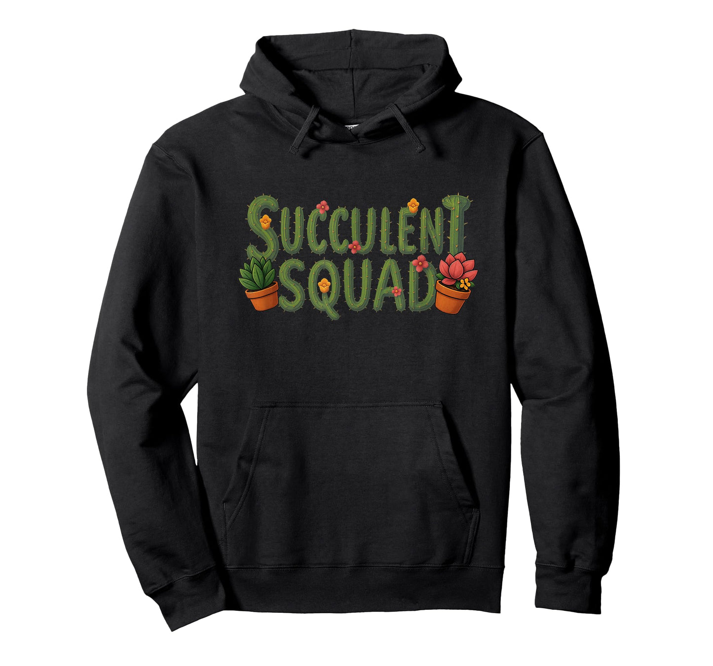 Succulent Squad Funny Plant Lover Cactus T-Shirt