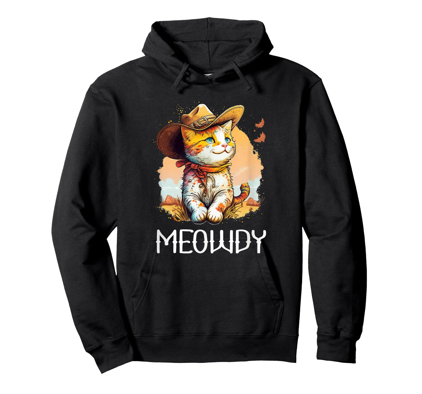 Meowdy Cat Funny Howdy Meme Western Cowboy Kitten T-Shirt