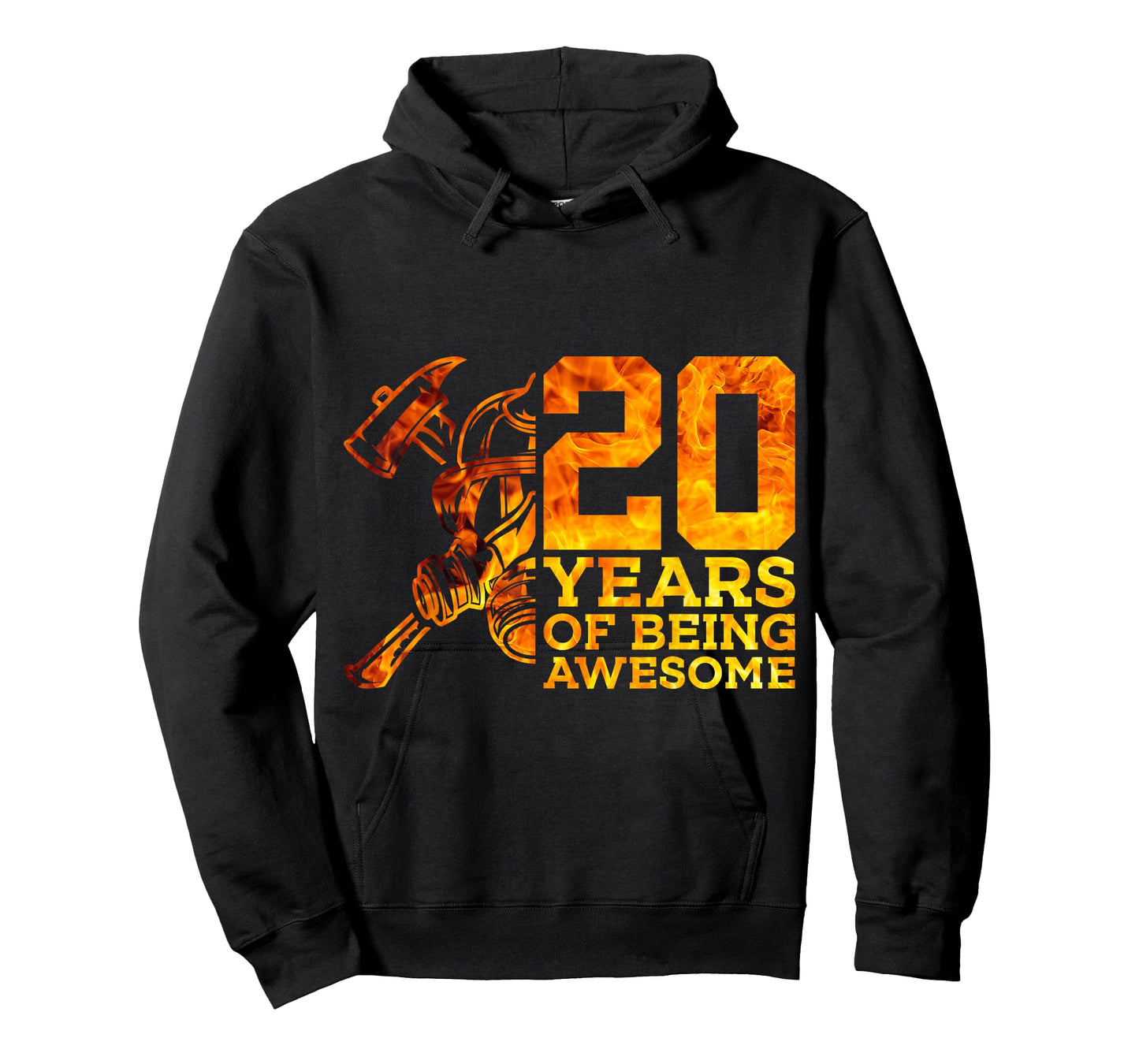 20 YEARS OF BEING AWESOME FIRE 20TH BIRTHDAY T-Shirt
