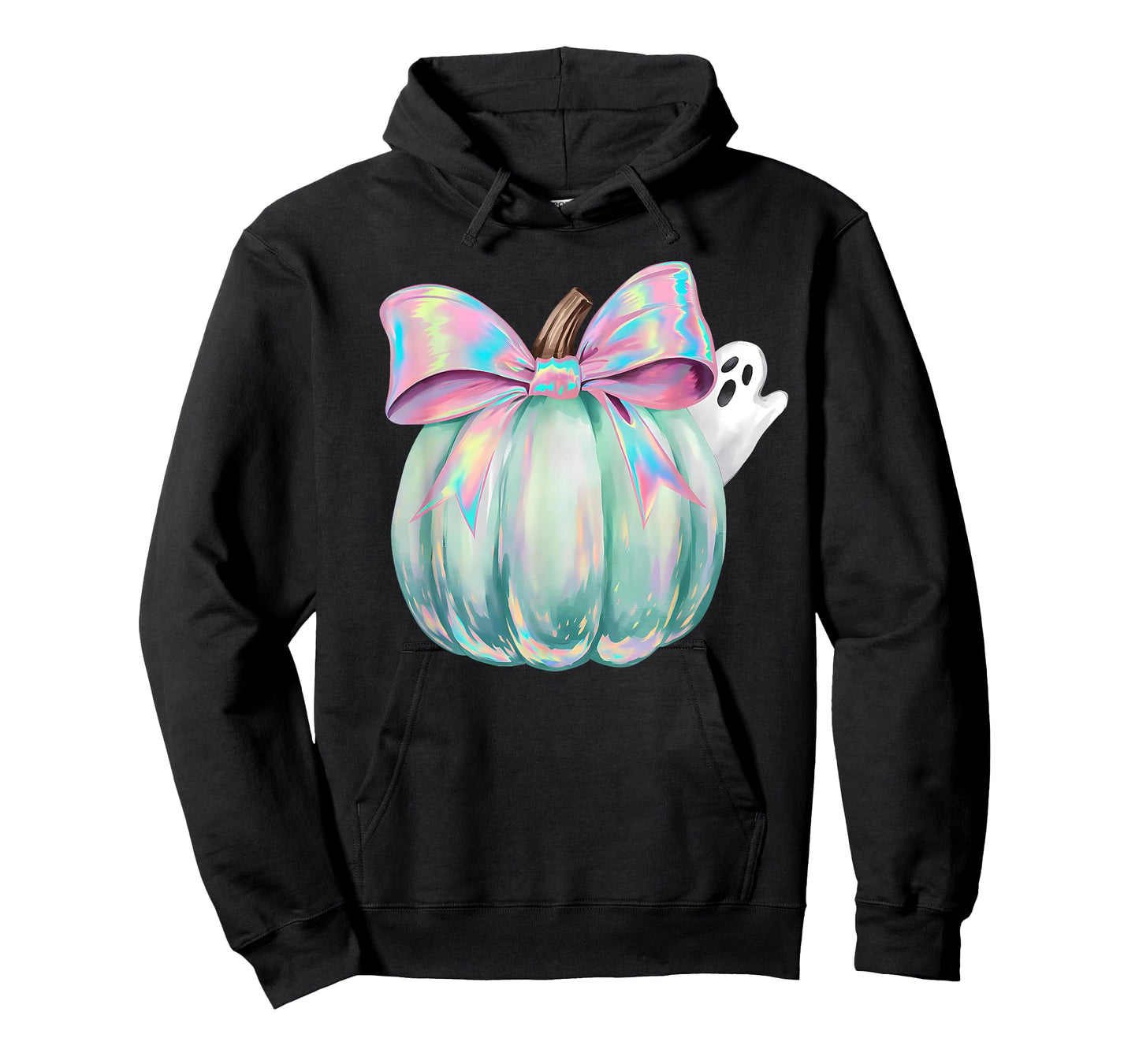 Coquette Bow Pumpkin Season Autumn Fall Leaves Thanksgiving T-Shirt