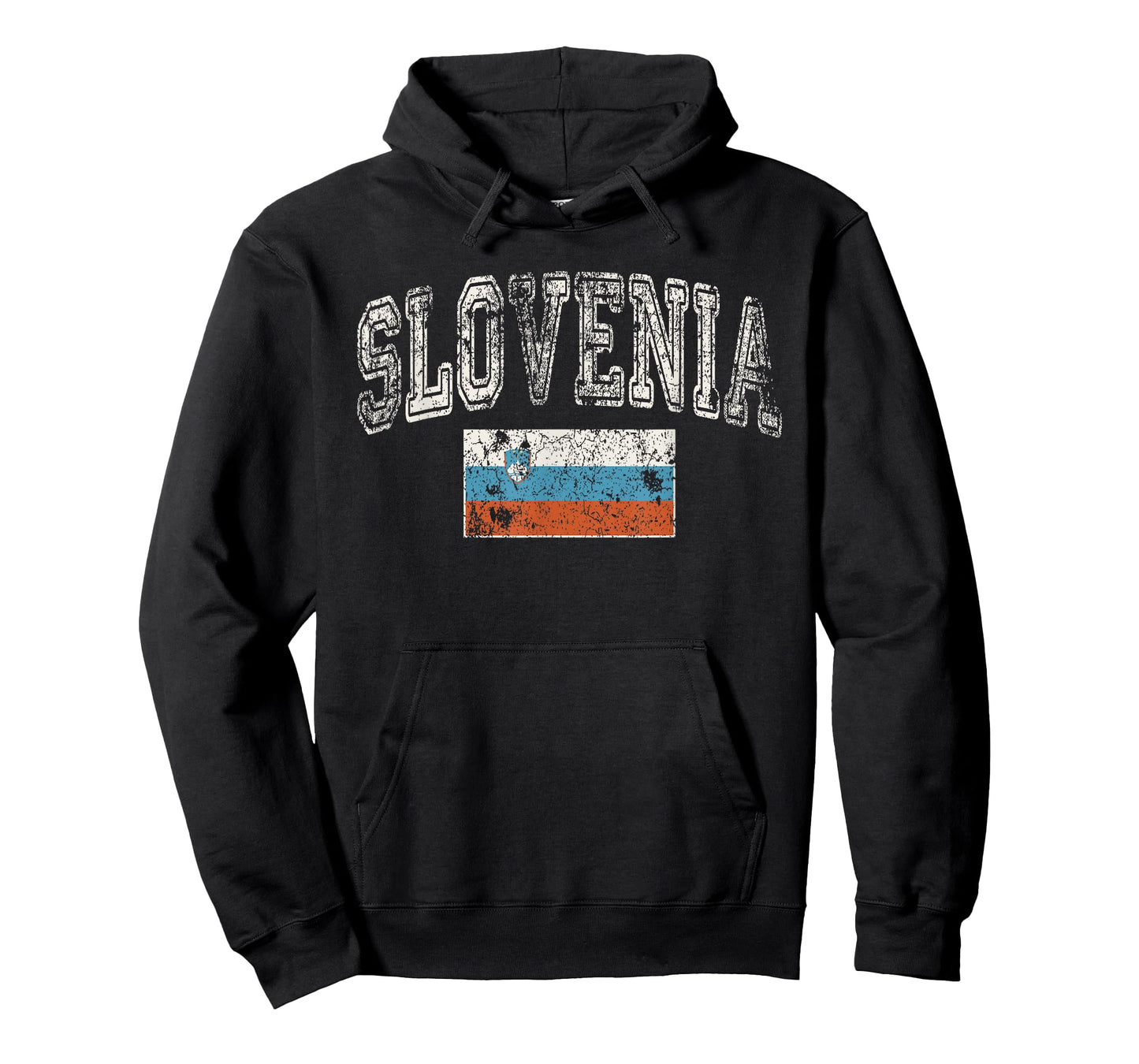 Vintage Retro Faded Slovenia Flag Slovenian Pride T-Shirt