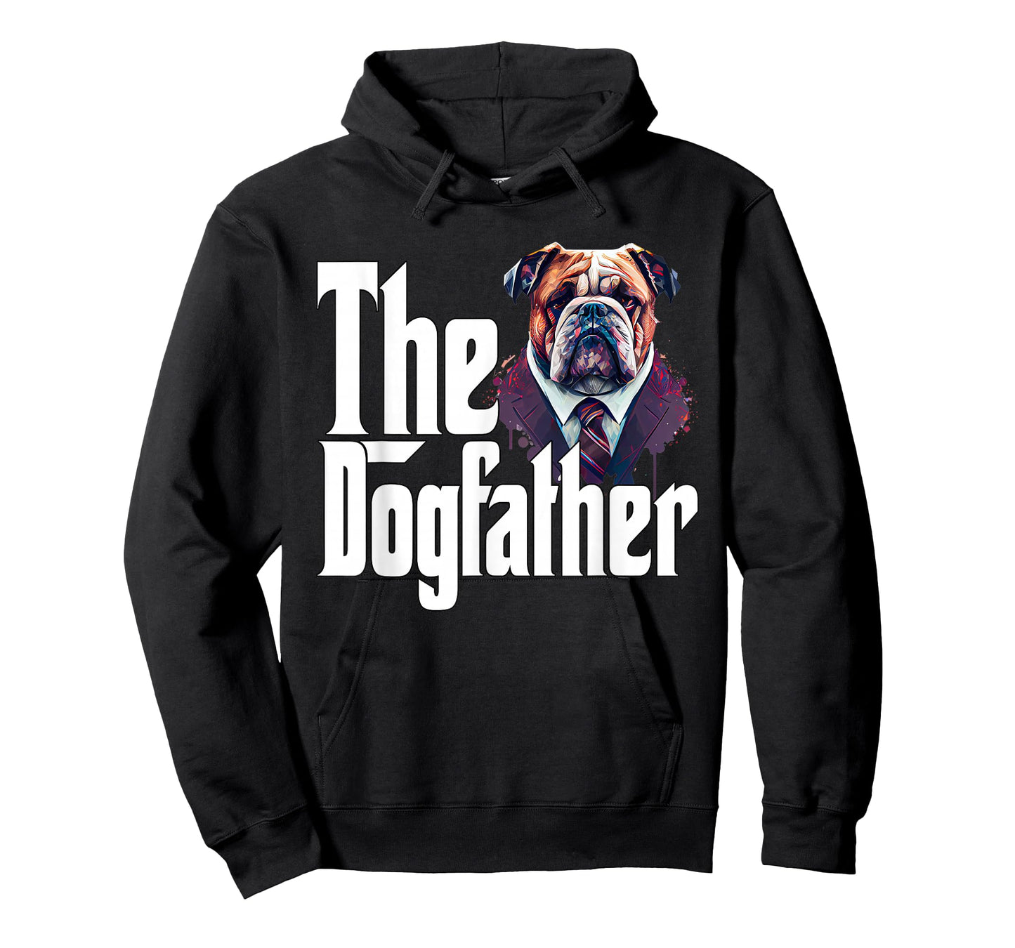 Bulldog Dog Dad Dogfather Dogs Daddy Father T-Shirt