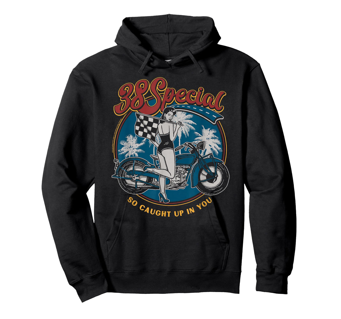 38 Special So Caught Up In You Pin Up Model Vintage Logo T-Shirt