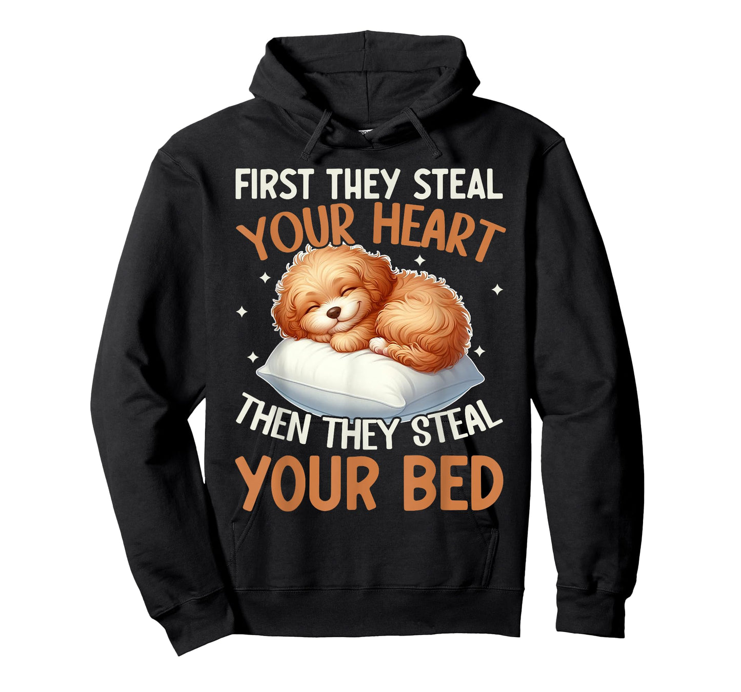 Funny First They Steal Your Heart Then They Steal Your Bed T-Shirt