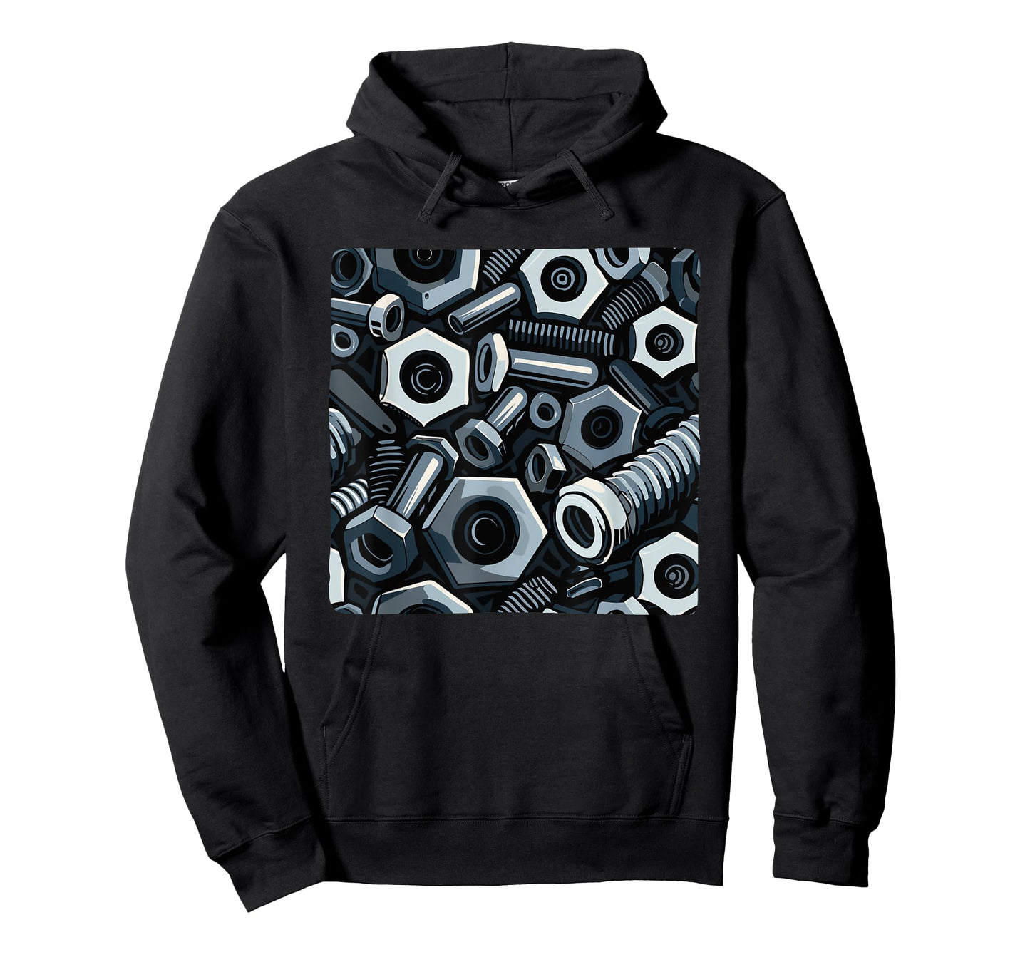 Cool Nut and Bolt Pattern Outfit T-Shirt