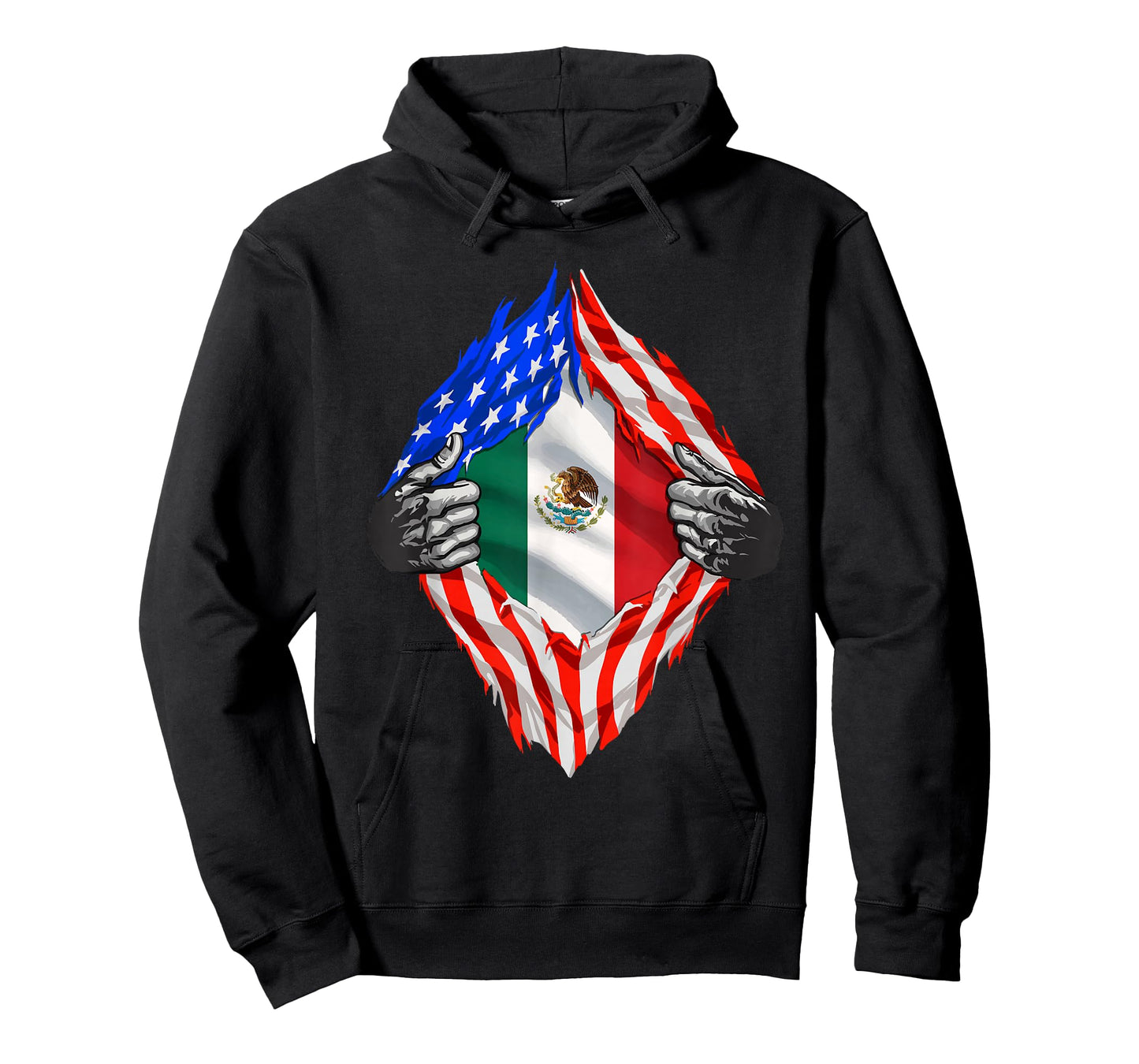 Mexican American Shirt America Mexico Flag Mexican Heritage T-Shirt