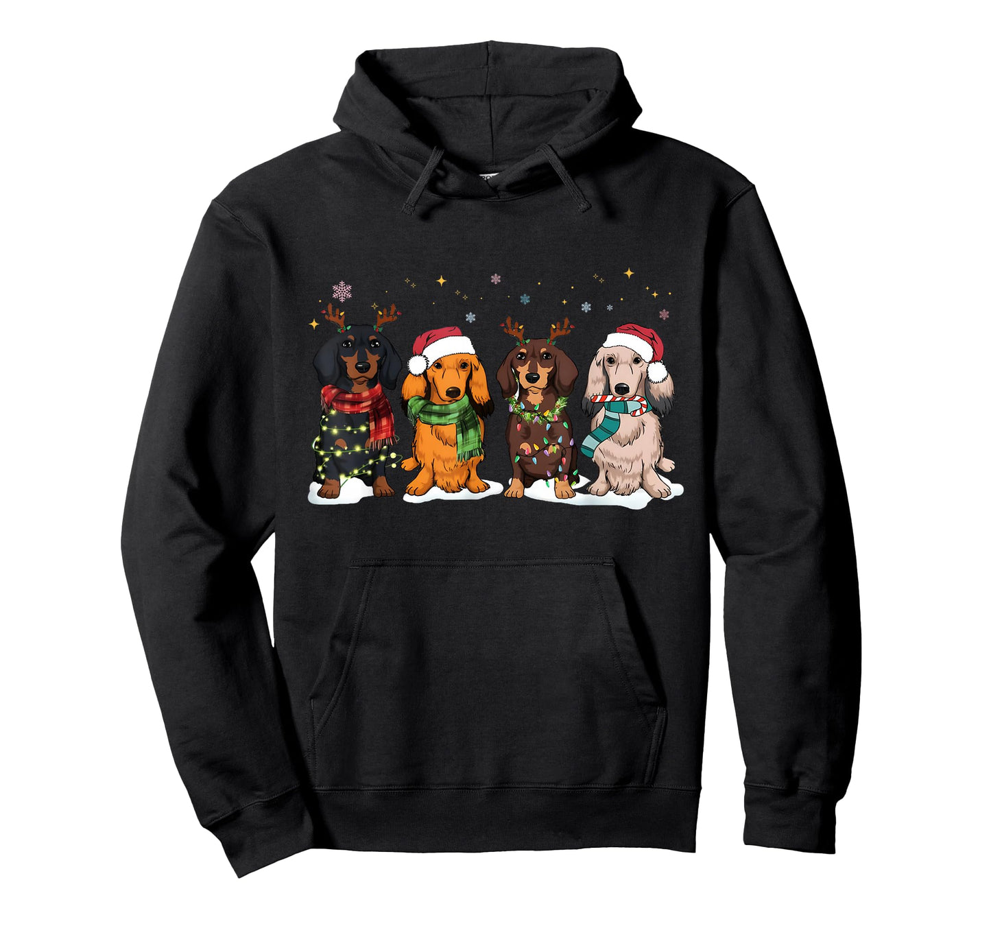 Dachshund Christmas Funny Wiener Dog Lover Christmas T-Shirt