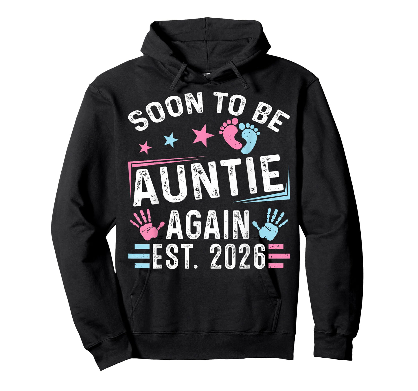 Soon to Be Auntie Again Est. 2026 Vintage Auntie T-Shirt