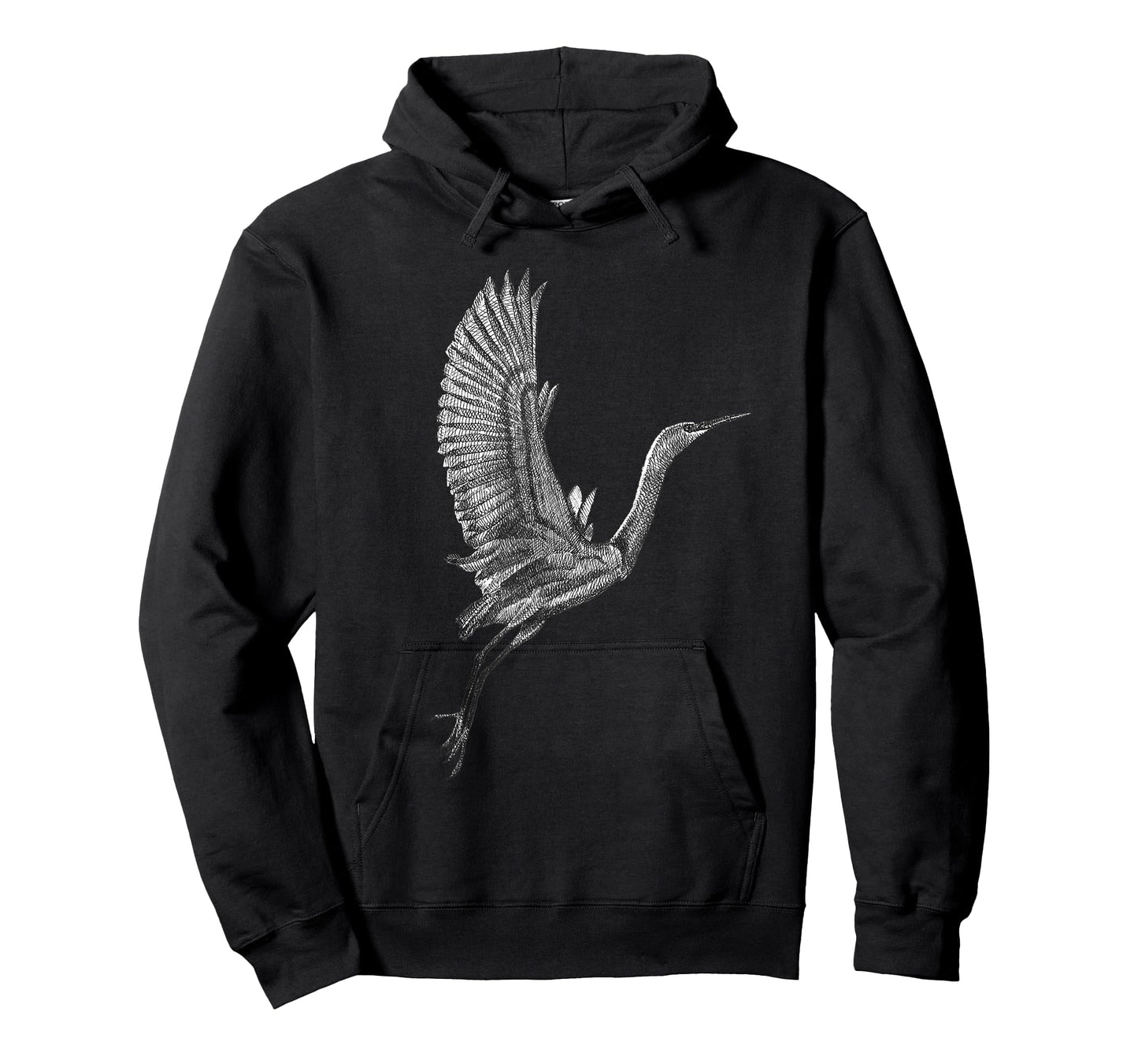 Tai Chi White Flying Crane Qi Gong Illustration T-Shirt