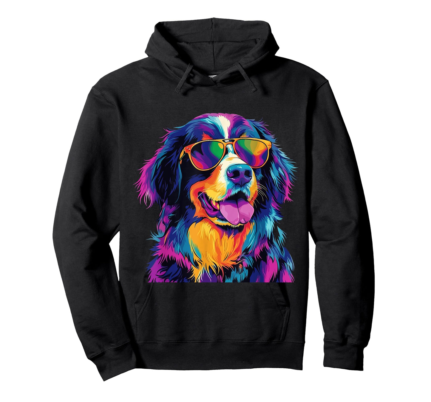 Bernese Mountain Dog Sunglasses Pop Art Funny Mountain Dog Men Women Girls Kids T-Shirt