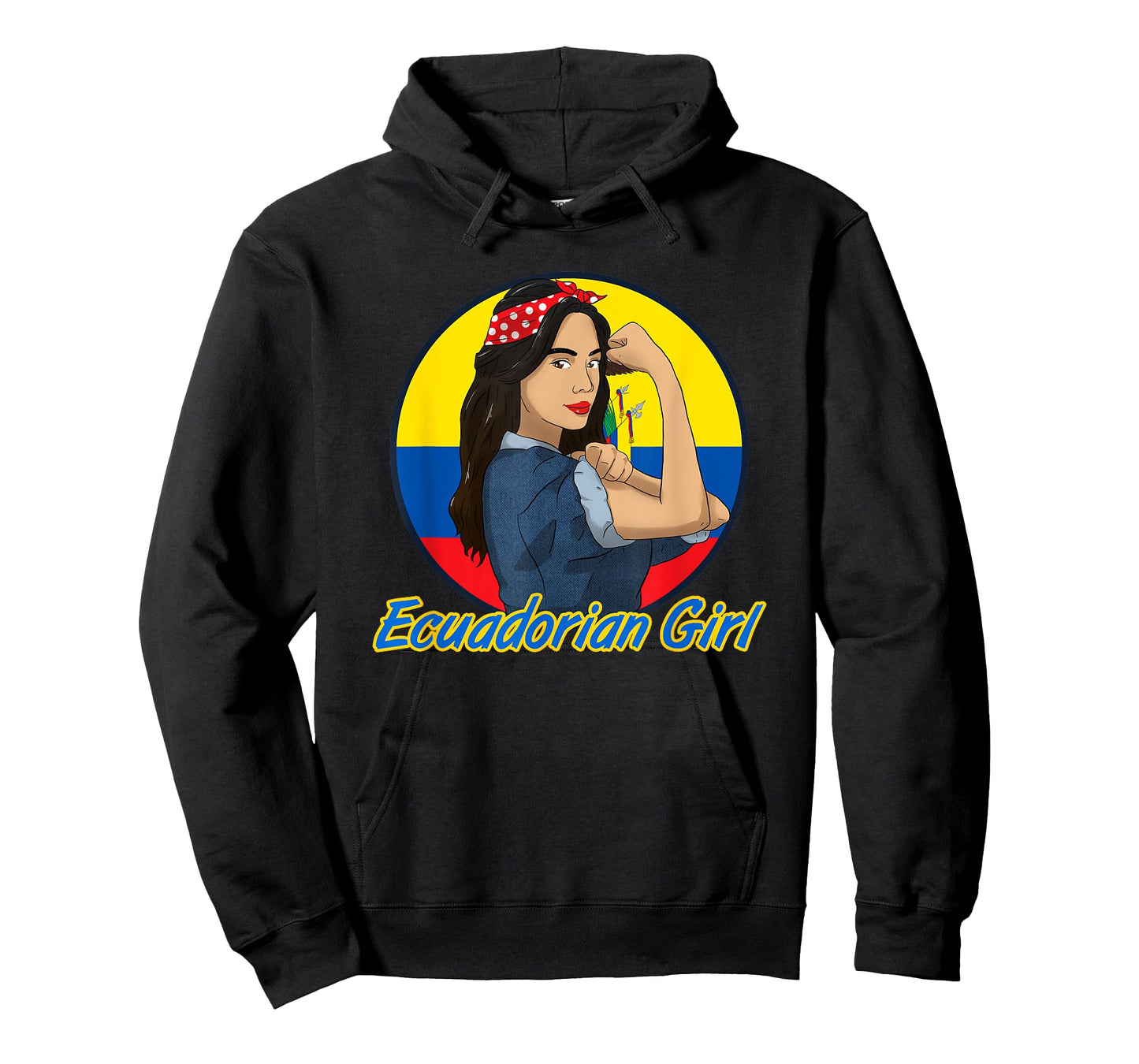 Ecuador Proud Ecuadorian Flag Hispanic Girl Woman T-Shirt