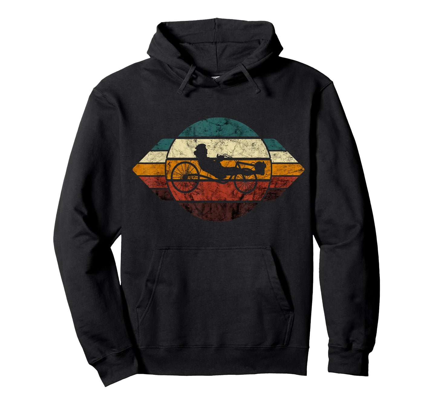 Recumbent Trike Retro Cycling Recumbent Bike Cyclist Triker T-Shirt