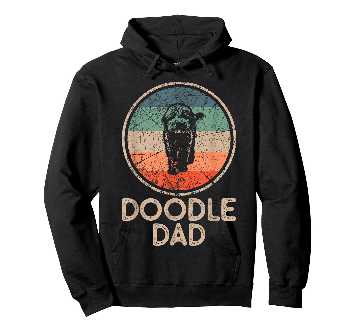 Doodle Dog - Vintage Doodle Dad T-Shirt Small