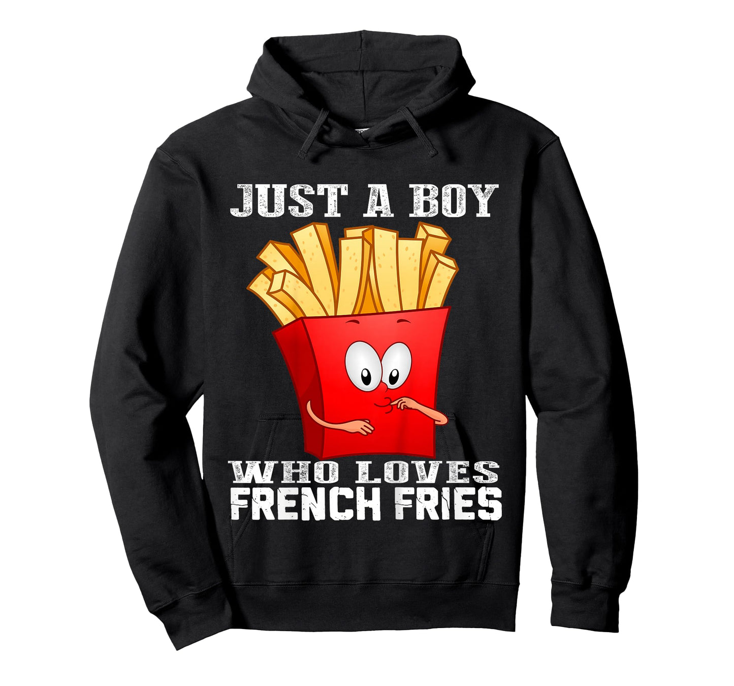 Kids Cute Just A Boy Who Loves French Fries Boys Kids Toddler T-Shirt