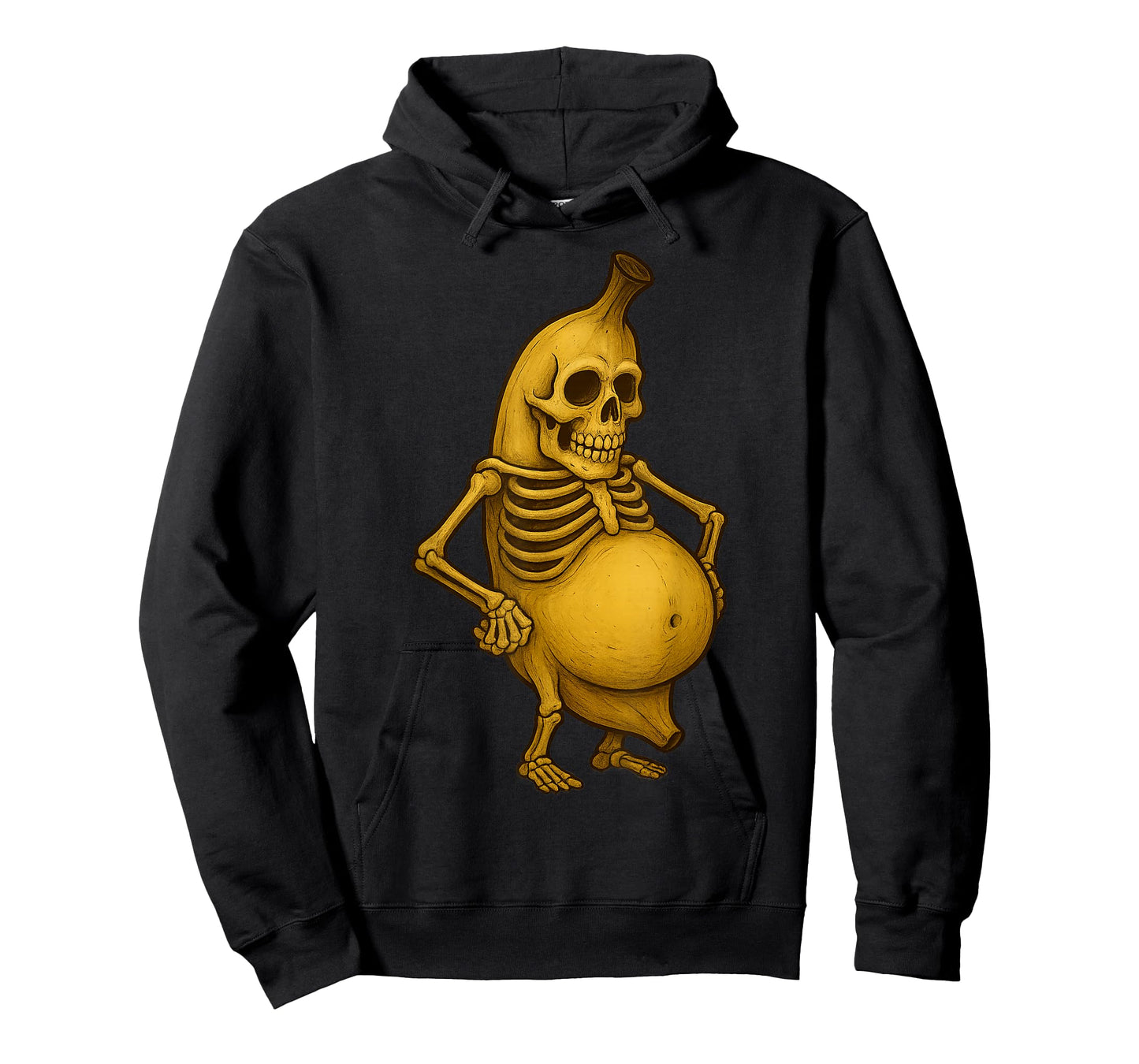 Funny Skeleton Banana Design for Halloween Fun and Parties T-Shirt