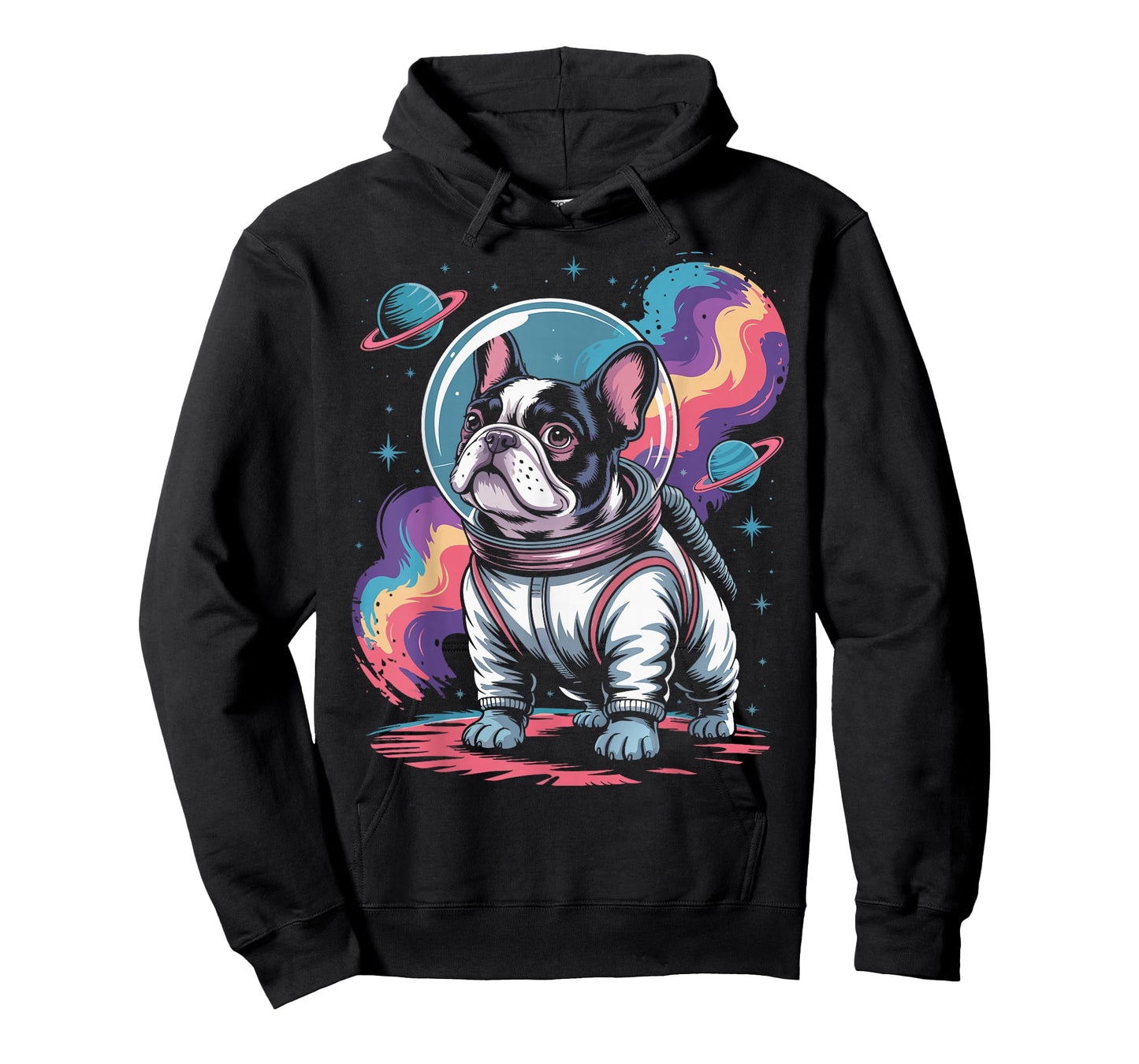 Space French Bulldog Astronaut French Bulldog T-Shirt